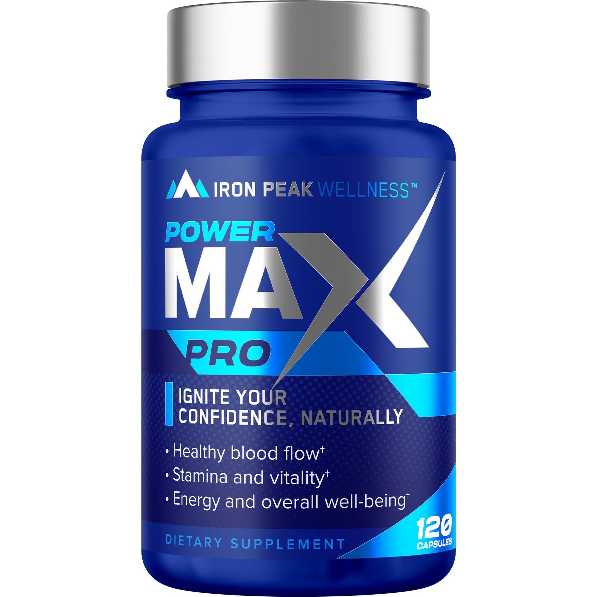 Testosterone Booster Pills for Men - Male Enhancing Supplement - Fast Acting Blood Flow, Muscle Growth, Strength, Energy, Libido, Endurance, Workout - Natural Performance Test Boost - 60 Day Serving IronPeak Wellness Au supplements
