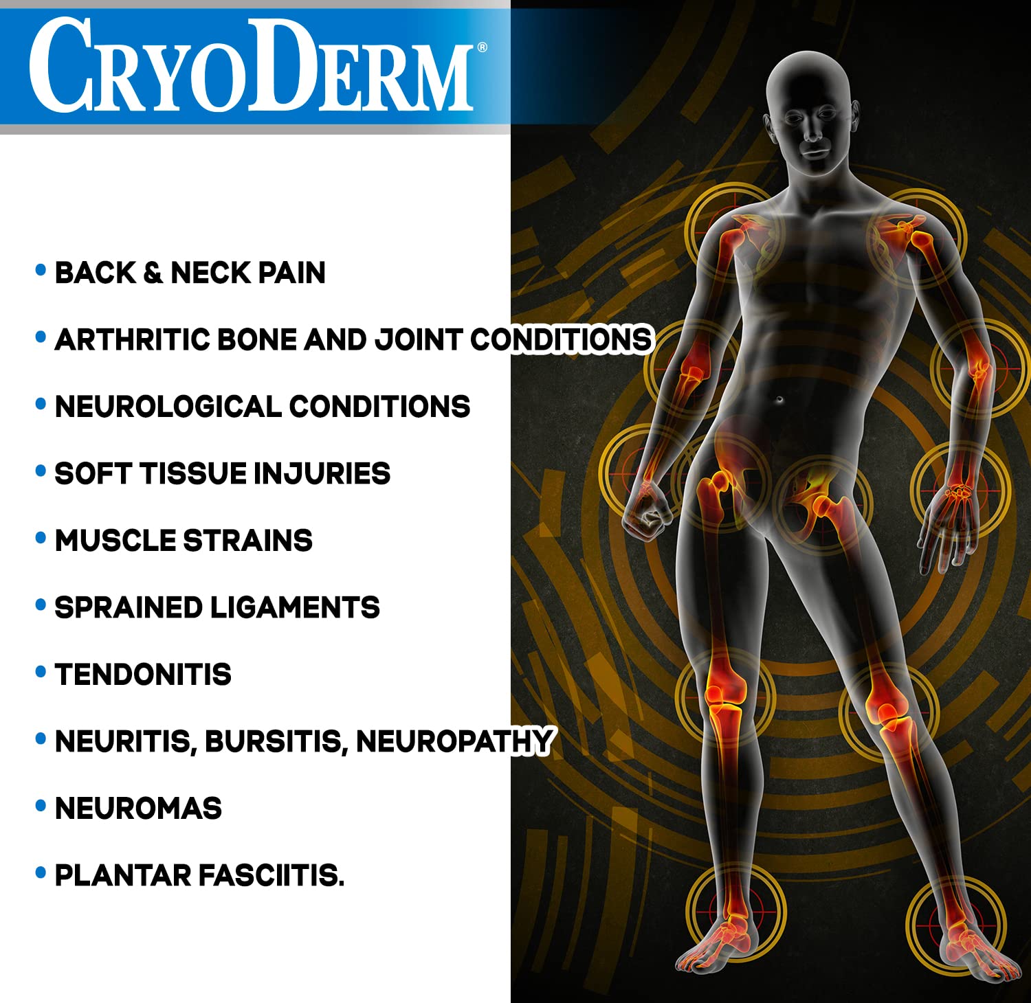 CryoDerm 4 oz Spray Cold Therapy (2 Pack) CryoDerm Au supplements