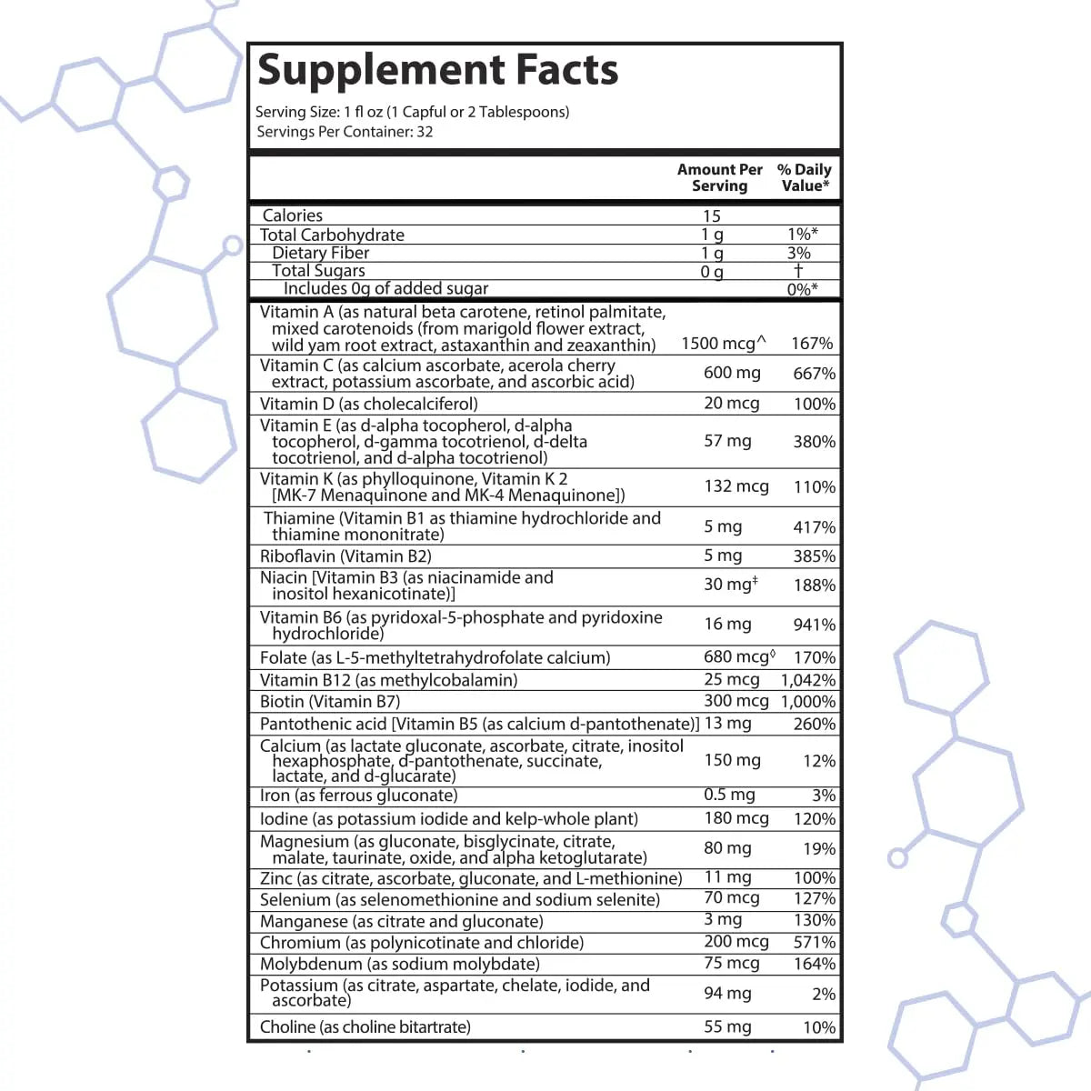 intraMAX Drucker Labs Organic Sugar-Free All-in-One Performance Liquid Multivitamin for Men & Women | Non-GMO, Gluten & Dairy Free | with Magnesium, Zinc, Vitamins D, C & E | 32 oz intraMAX Au supplements