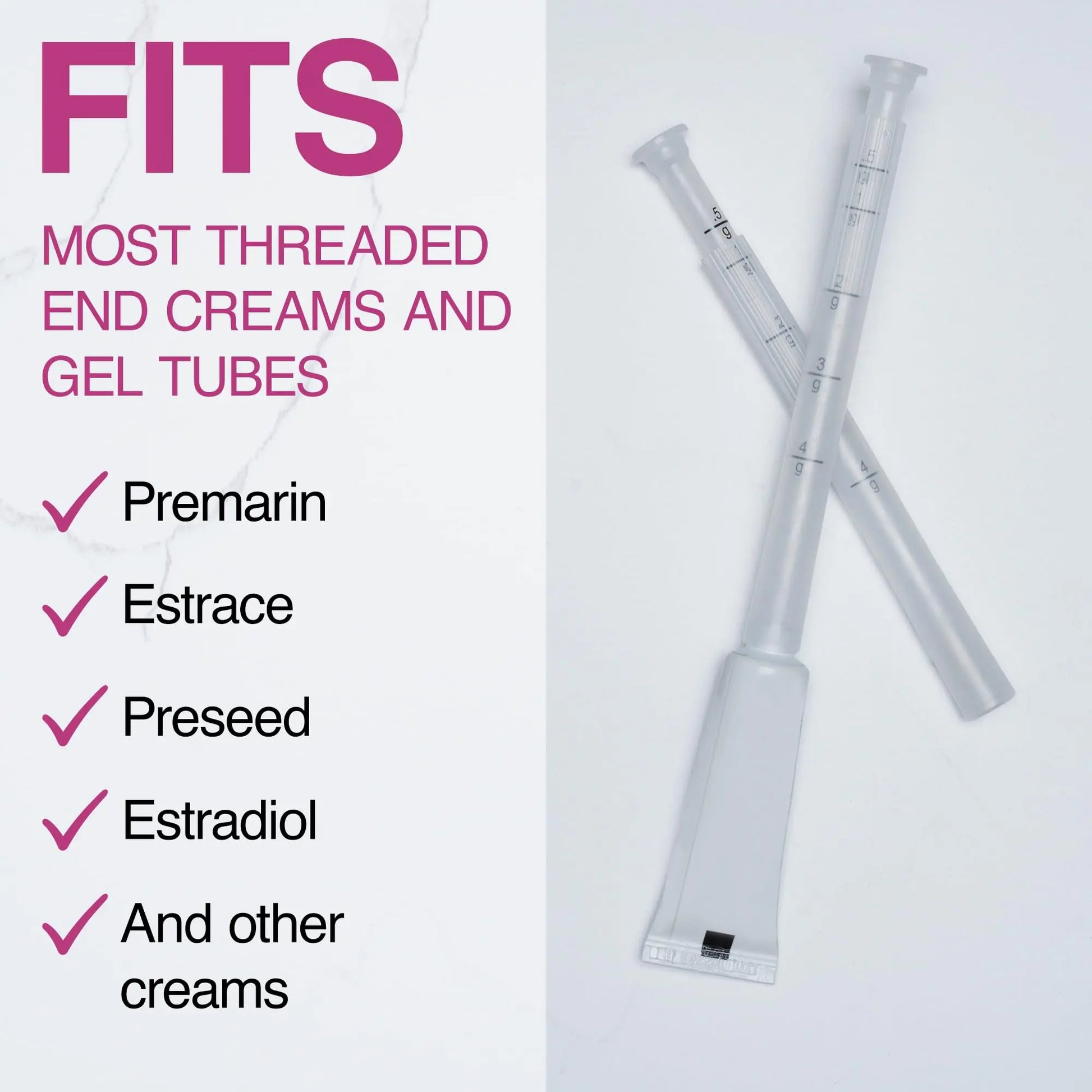 Flextiva Disposable Plastic Vaginal Cream Applicators - Threaded End to Fit OTC Gel or Cream Products Flextiva Au supplements