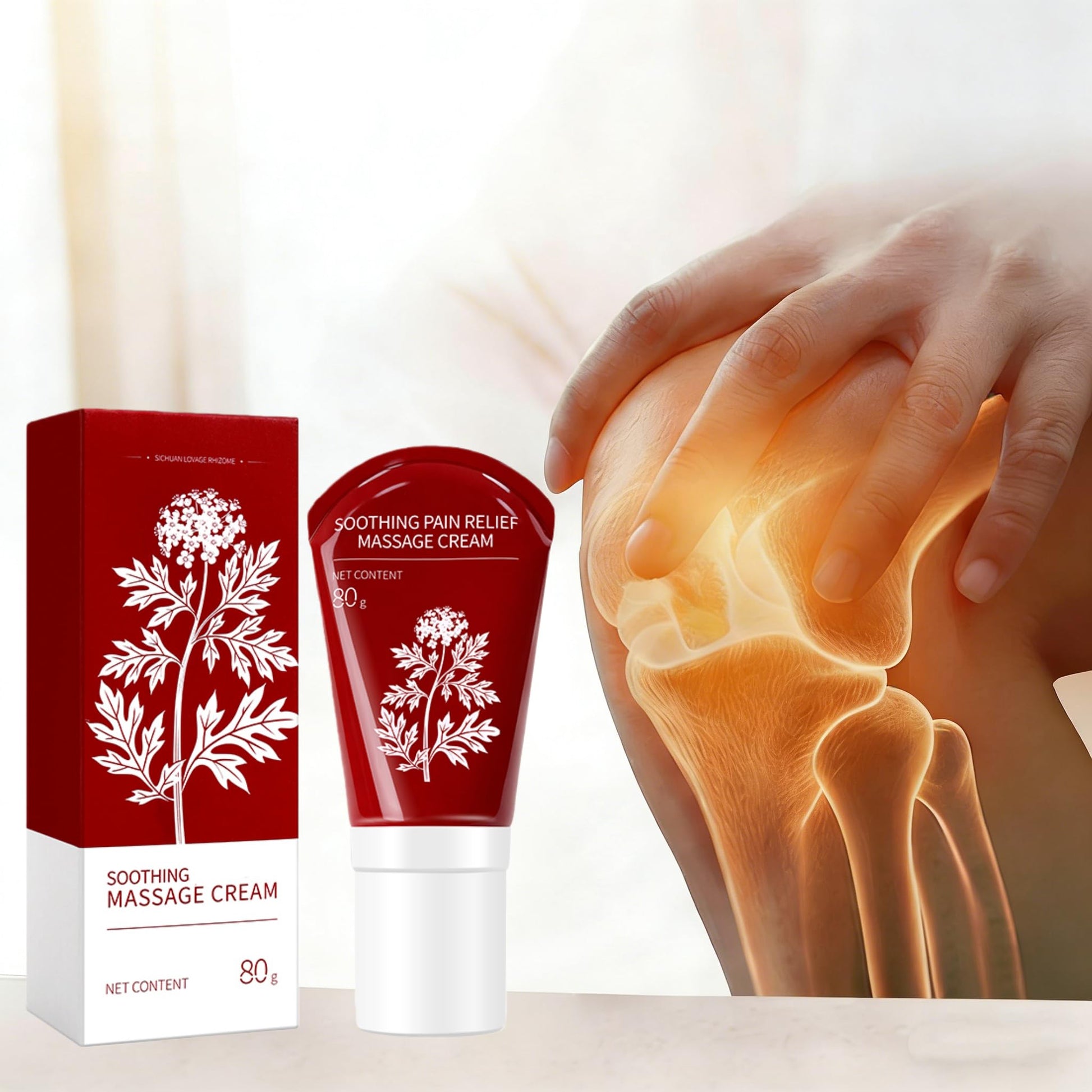 DoctorPro Soothing Massage Cream 80g Joint Relief Roll Muscle Comfort Non-Greasy Refreshing Formula for Knees, Lumbar, Neck, Back,Shoulders, Hands, and Feet, Menthol Gel DoctorPro Au supplements