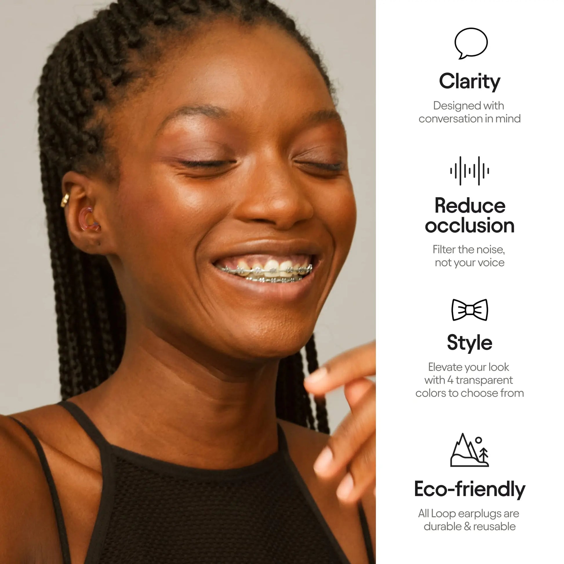Loop Engage Earplugs for Conversation – Low-Level Noise Reduction Loop Au supplements