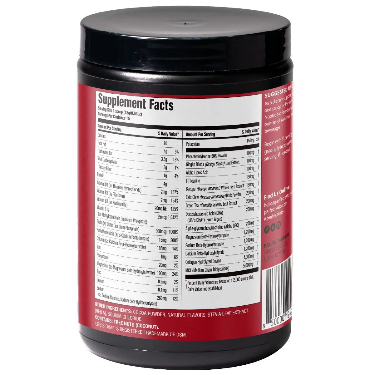Perfect Keto Nootropic Brain Supplement - Enhance Focus and Energy, Boost Concentrati Perfect Keto Au supplements