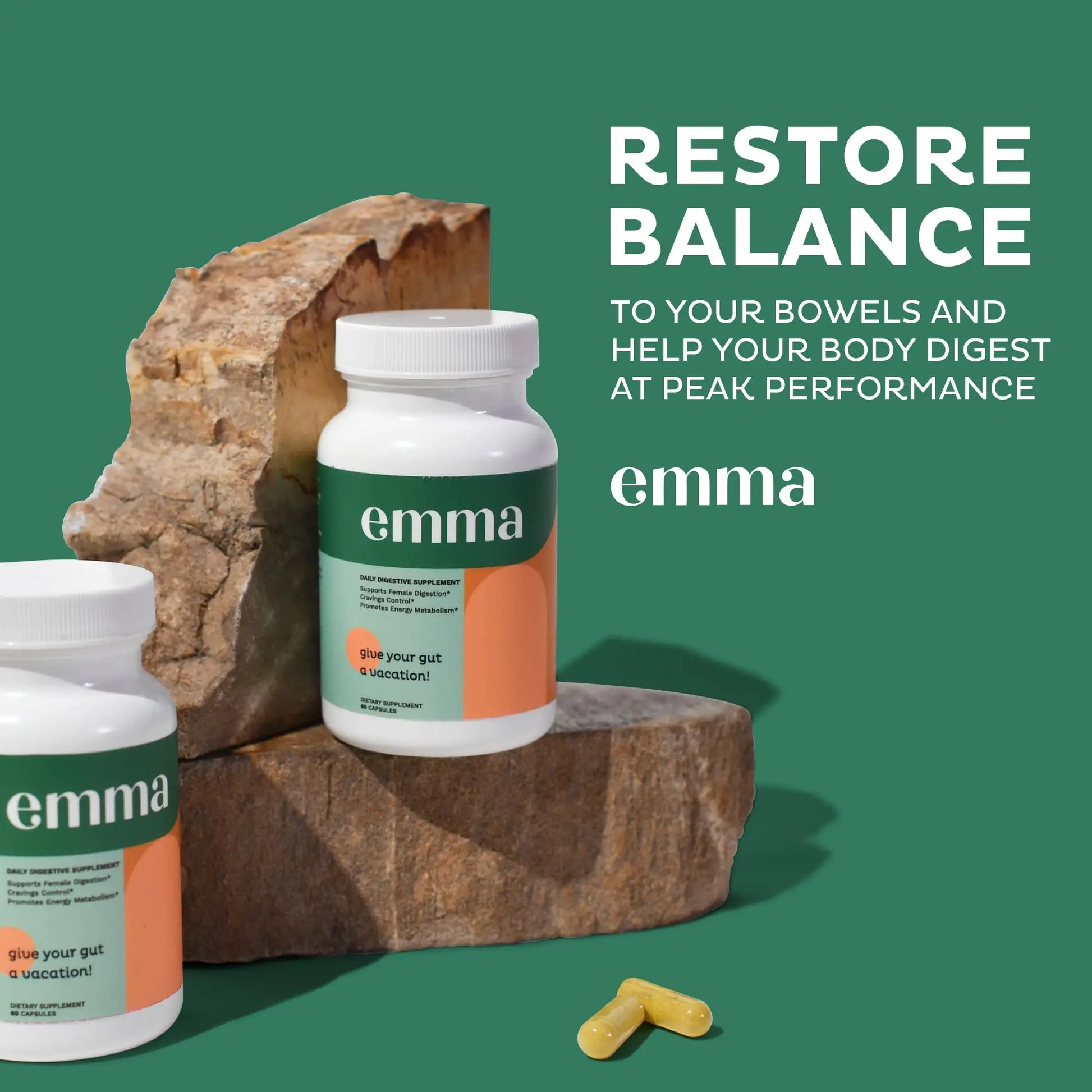 Emma Gut Health - Gas and Bloating Relief, Constipation, Leaky Gut Repair - Gut Cleanse Emma Au supplements