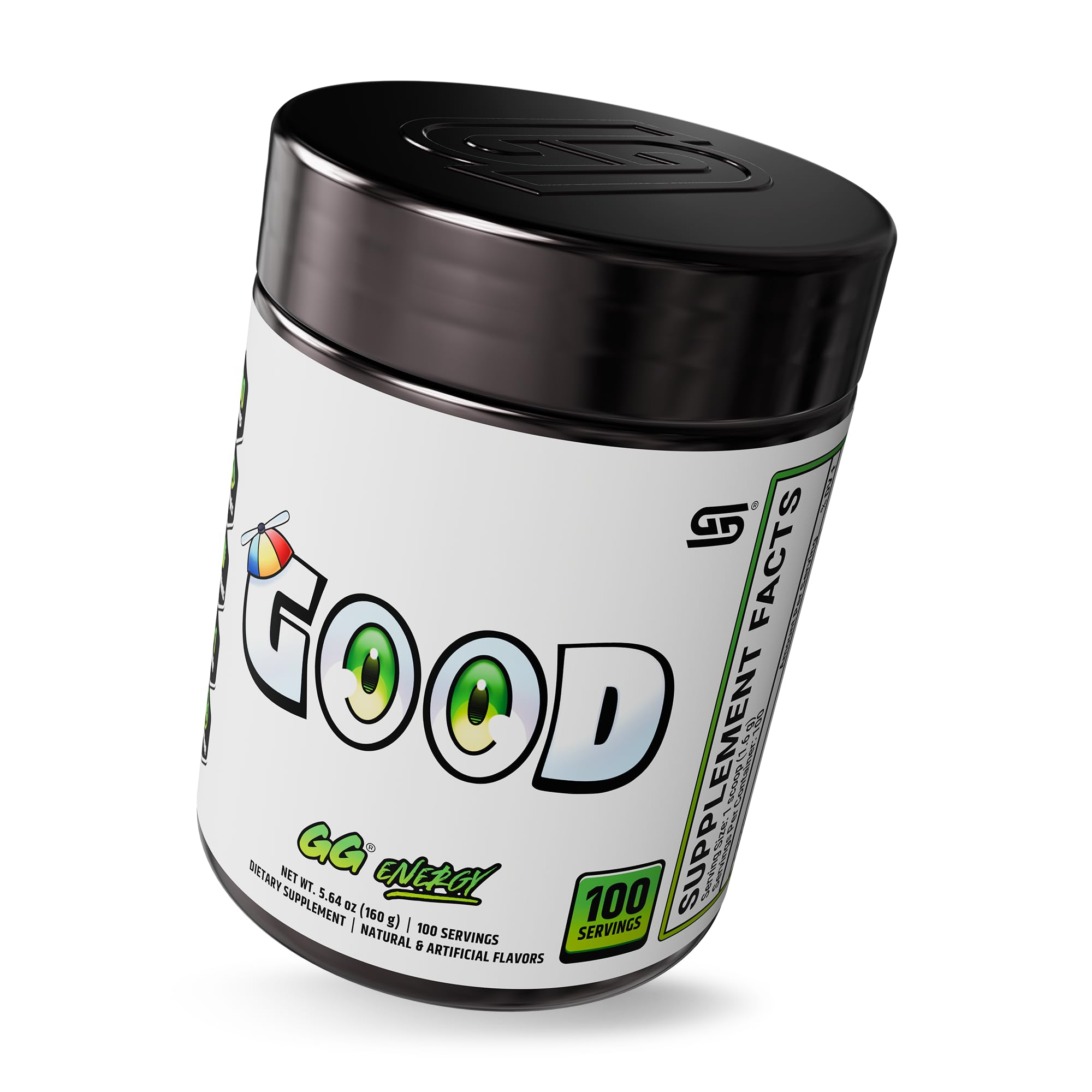 Gamer Supps GG Energy - Good by SMii7Y (100 Servings) - Keto Friendly Gaming Energy and Nootropic Blend, Sugar Free + Organic Caffeine + Vitamins + Immune Support, Powder Drink Gamer Supps Au supplements