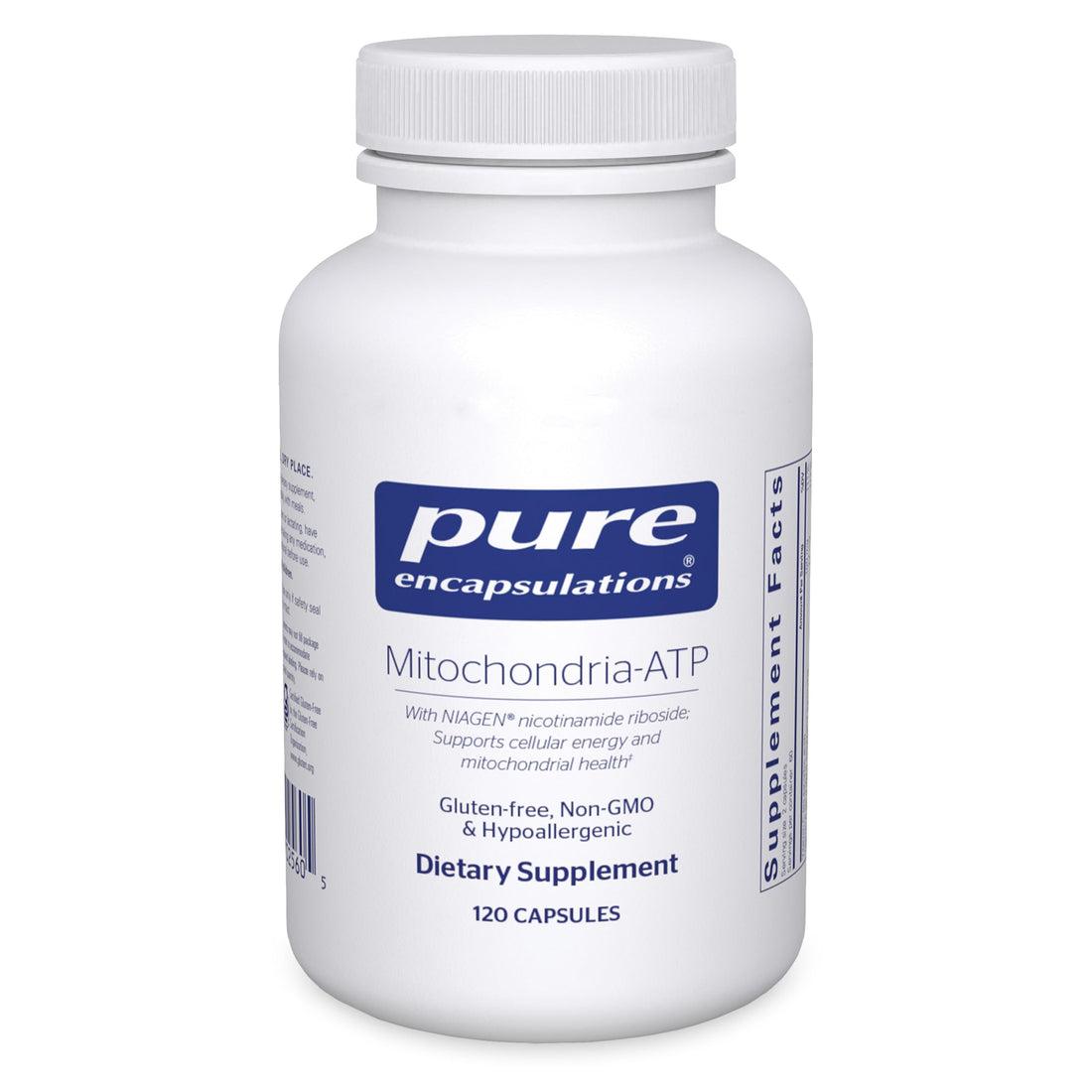 Pure Encapsulations Mitochondria-ATP - Mitochondrial Support - ATP Production Aid* - with Vitamin C, Vitamin E & Thiamin - Antioxidant Support - 120 Capsules Pure Encapsulations Au supplements