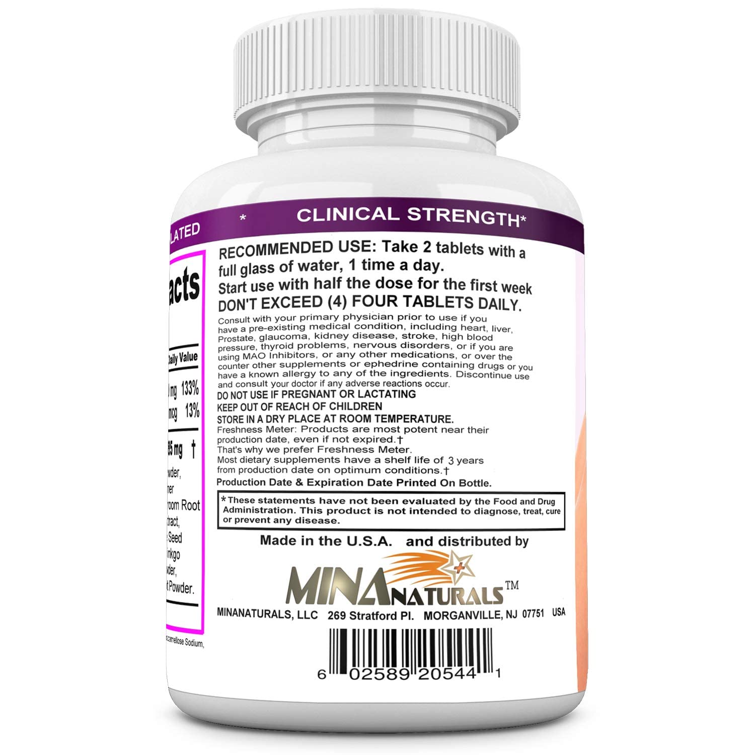MINANATURALS VARICOSOLVE The Natural Supplement for Leg Veins. 60 Tablets MINANATURALS Au supplements
