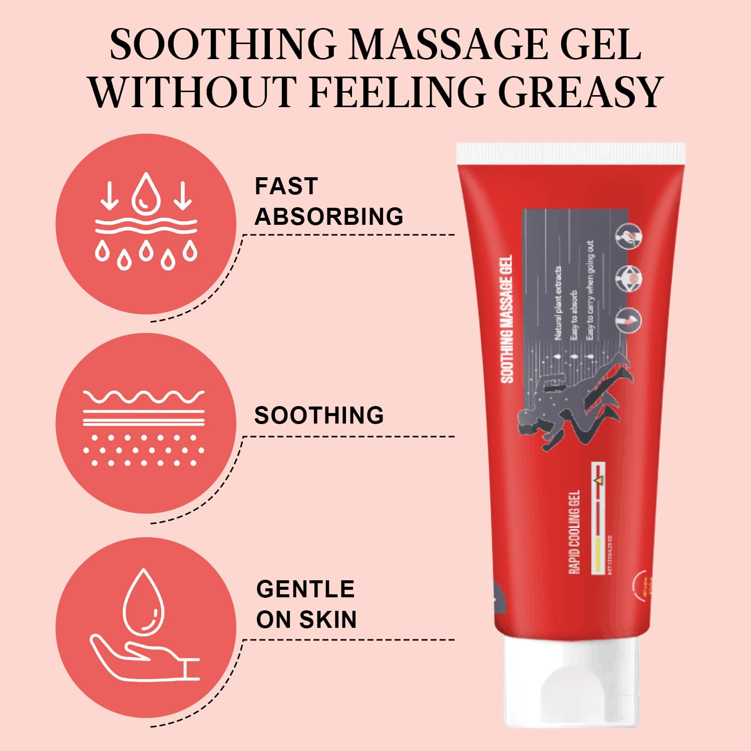 Joint Gel, Soothing Massage Cream, Joint Soothing Comfort Gel for Back, Neck, Keen, Muscle, and Foot, Absorb Quickly, Natural and Non-Greasy, 4.23OZ Josmon Au supplements