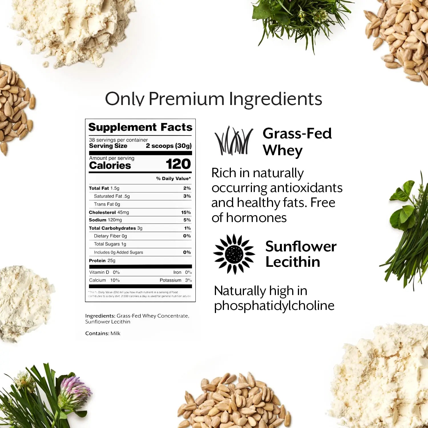 Promix Whey Protein Powder, Unflavored - 5lb Bulk - Grass-Fed & 100% All Natural ProMix Nutrition Au supplements