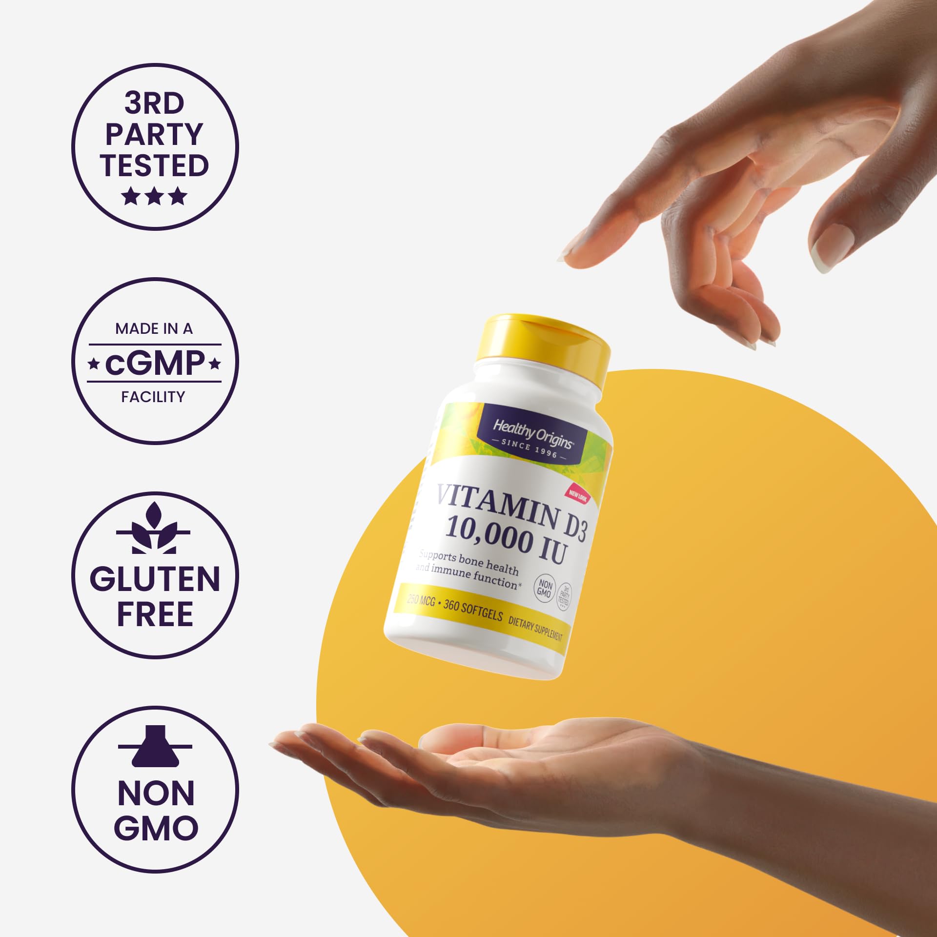 Healthy Origins L-Glutathione 500 mg (Setria, Non-GMO, Gluten Free, Antioxidant, Immune Support, Skin Support), 60 Veggie Caps Healthy Origins Au supplements