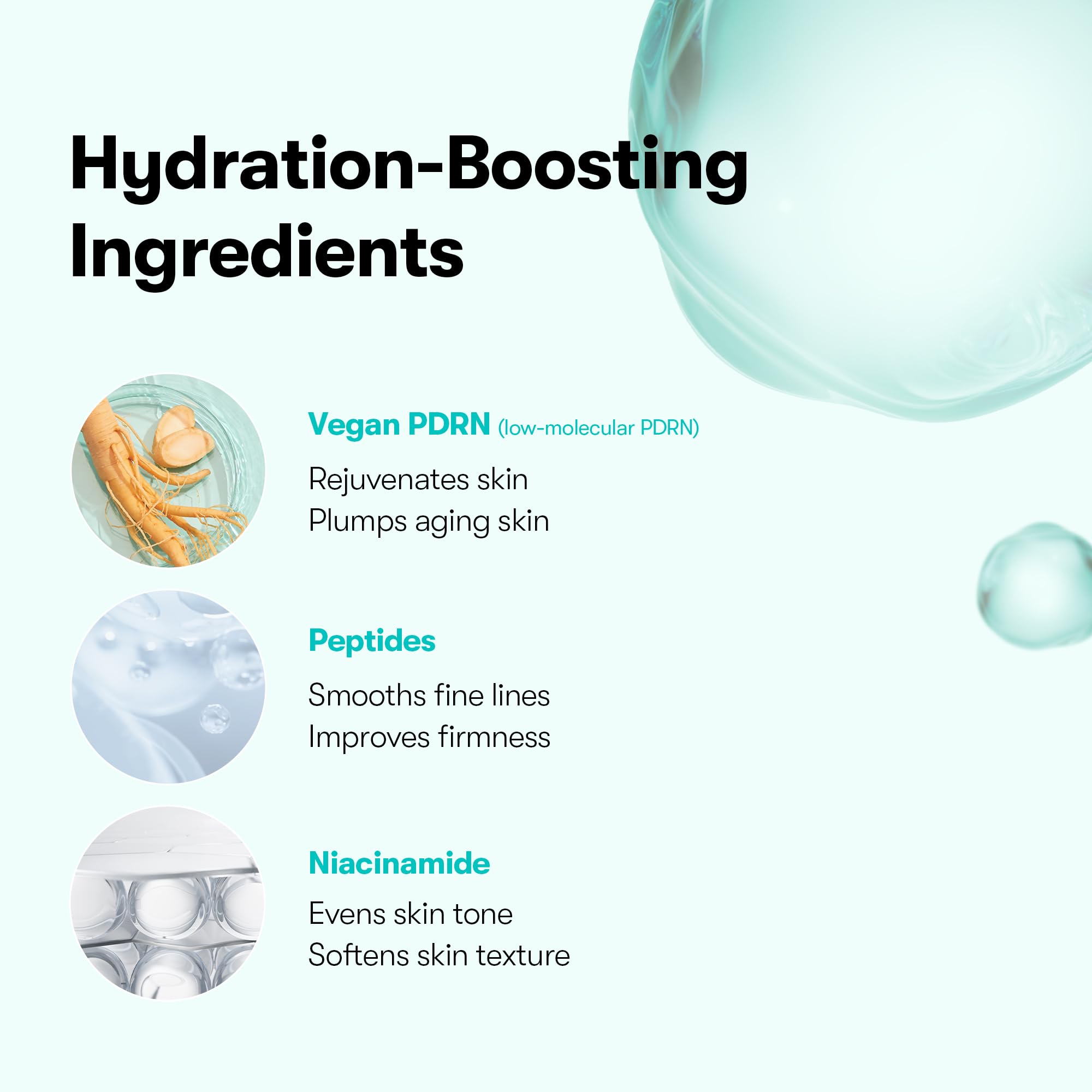 VT COSMETICS PDRN Glow Ampoule, PDRN Facial Mist, Deep Hydration Spray Serum, Vegan Skin Care, Light-weight Face Moisturizer, Plumping Effect, Fragrance-Free, Korean SkinCare (3.38 fl oz / 100 ml) VT COSMETICS Au supplements