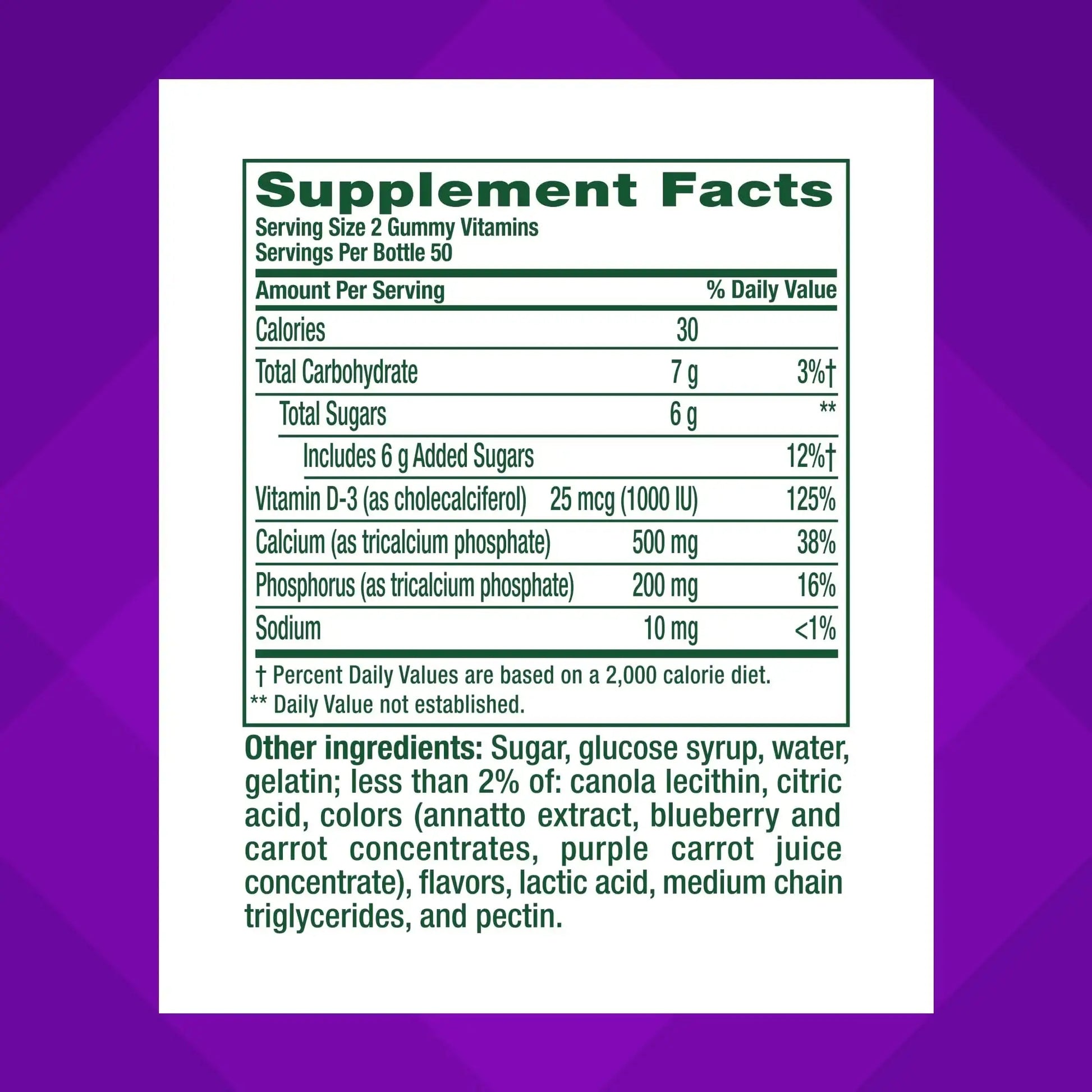 vitafusion Chewable Calcium Gummy Vitamins for Bone and Teeth Support, Calcium Gummies, Fruit and Cream Flavor, 100 Count, 50 Day Supply Vitafusion Au supplements