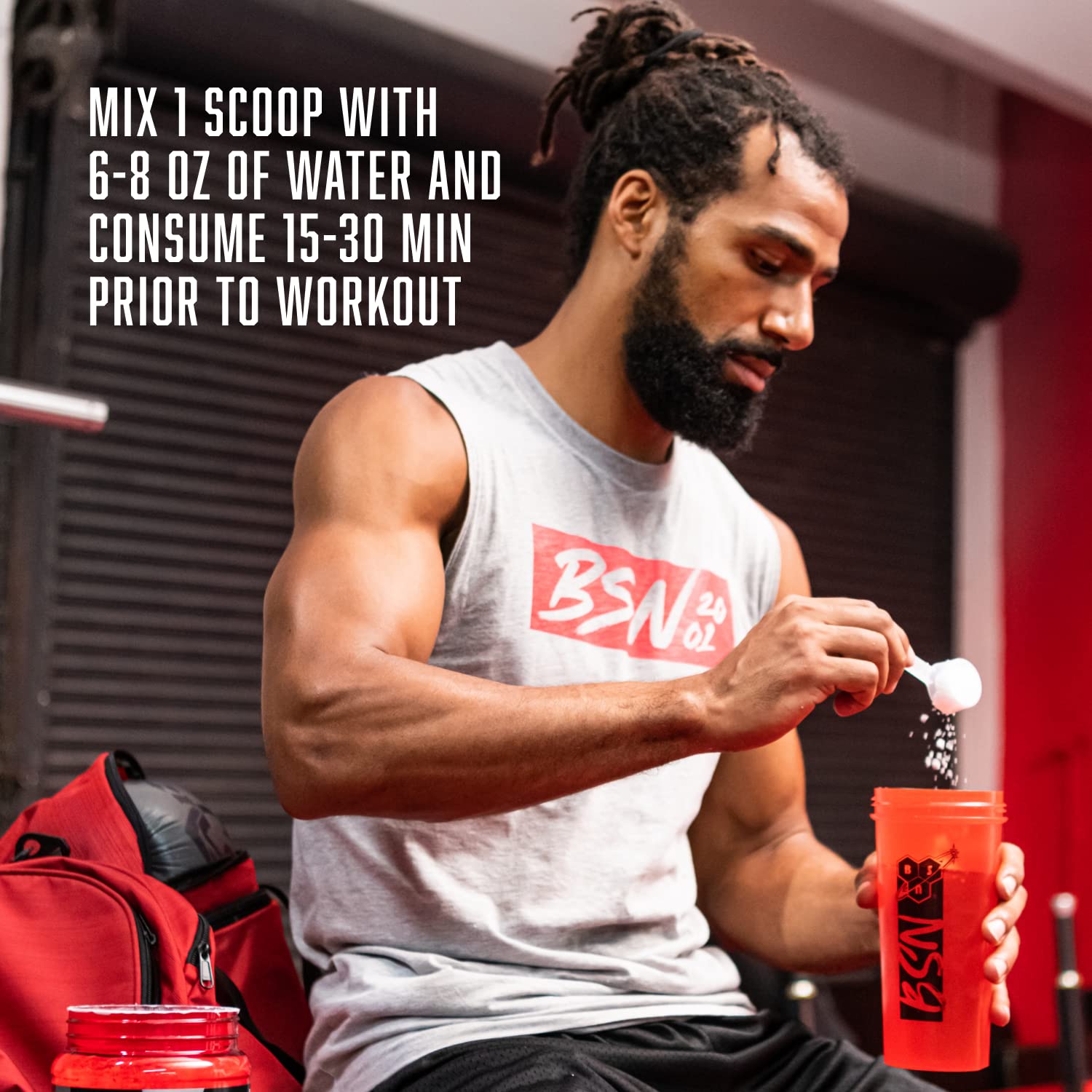 BSN N.O.-XPLODE Vaso Pre Workout Powder with 8g of L-Citulline and 3.2g Beta-Alanine BSN Au supplements