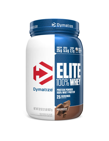 Dymatize Elite 100% Whey Protein Powder, 25g Protein, 5.5g BCAAs & 2.7g L-Leucine Dymatize Au supplements