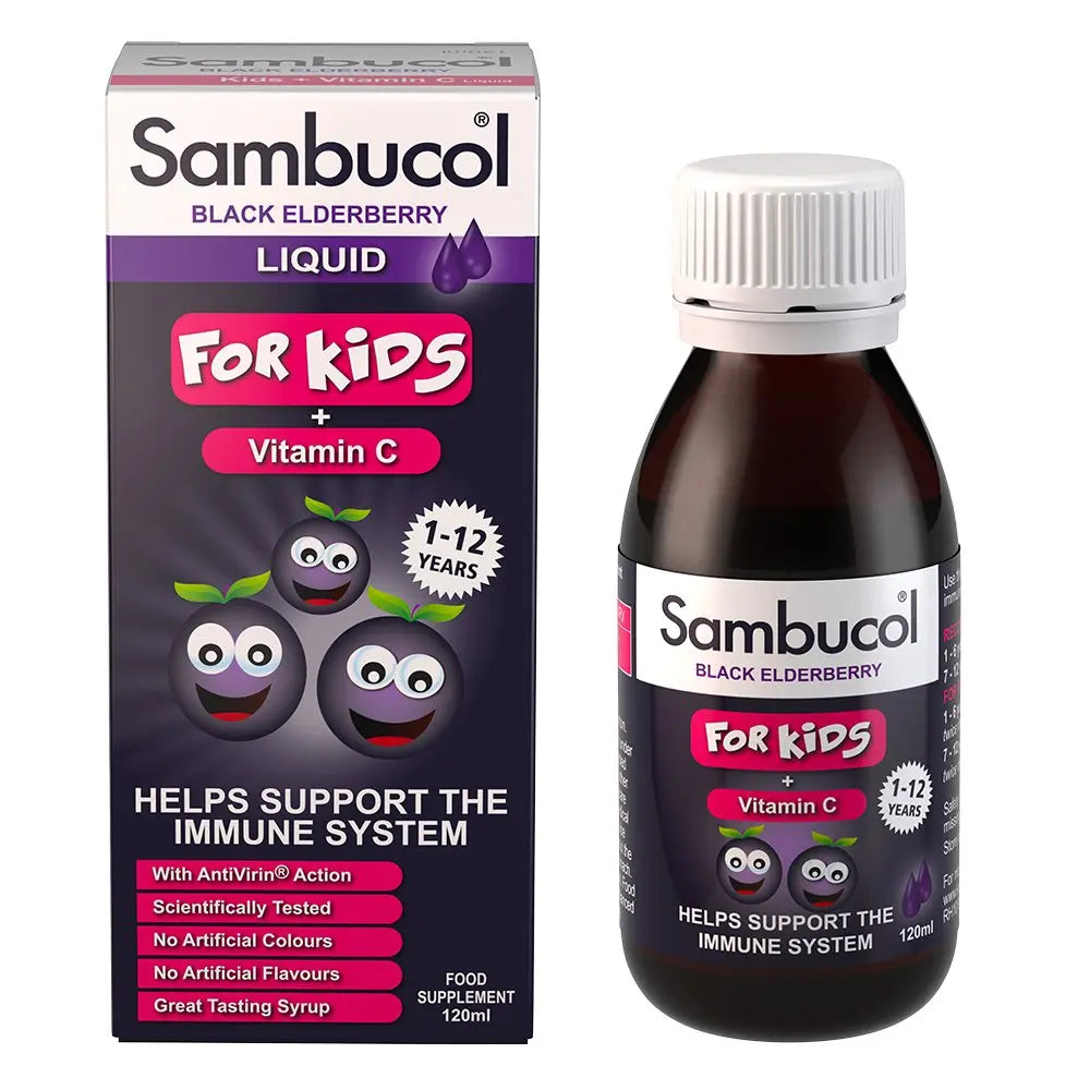Sambucol Kids 120 ml For Immune Support, Drop Sambucol Au supplements