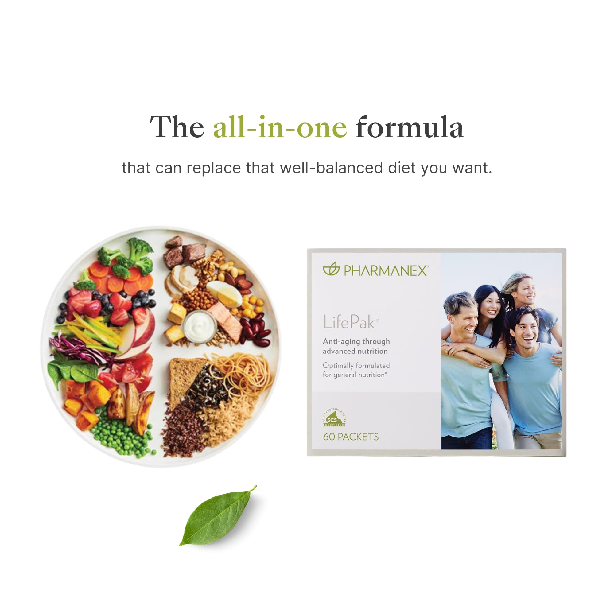 Pharmanex Nu Skin LifePak Advanced Nutritional Supplement for Adults | 60 Daily Packets | Aging, Digestive, and Gut Health Formula with Essential Vitamins, Minerals, and Phytonutrients Pharmanex Au supplements