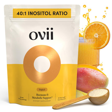 Ovii Metabolic Support for Women – Reducose® White Mulberry with Myo-Inositol & D-Chiro Inositol 40:1 Blend – Hormone Balance, Glucose Support & Appetite Control Supplement – 30 Servings, Tropical Ovii Au supplements