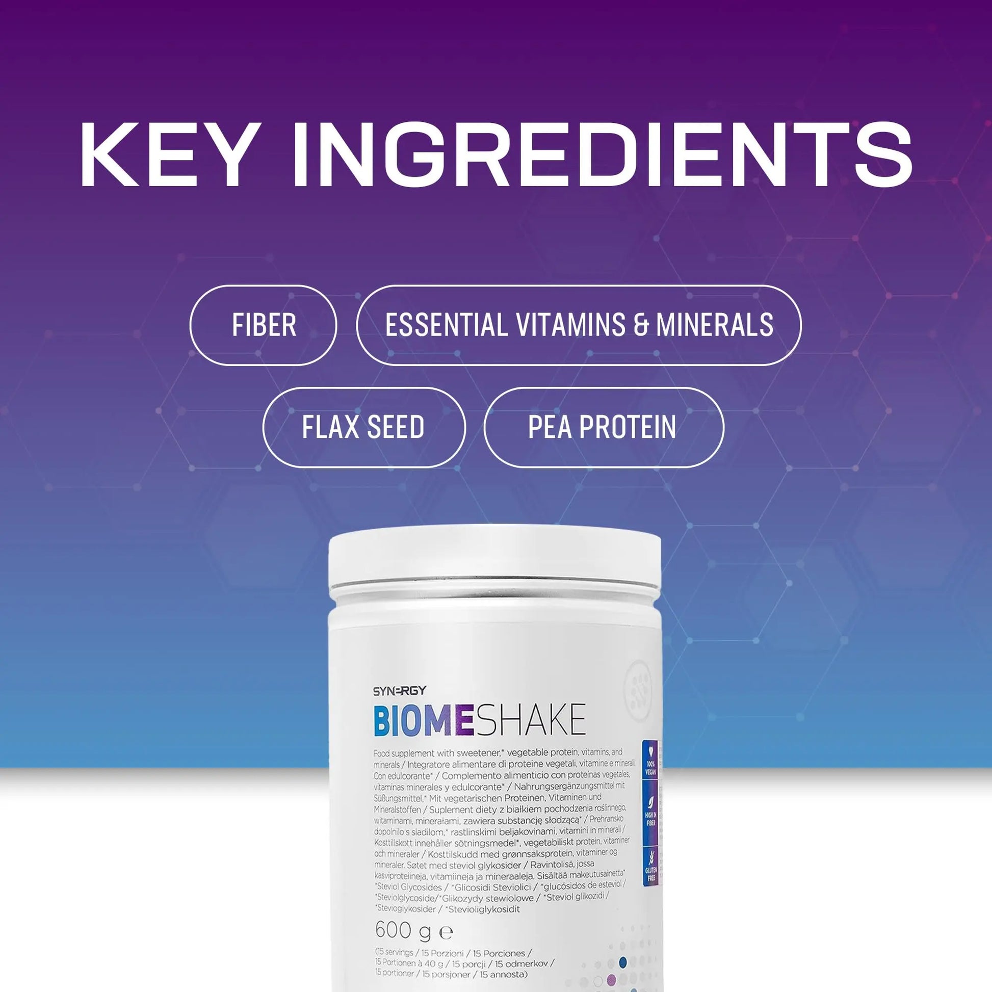Synergy Worldwide Biome Shake 600 g | 22g Protein Powder Supplement | High in nutrients, Vitamins and Minerals Synergy Worldwide Au supplements