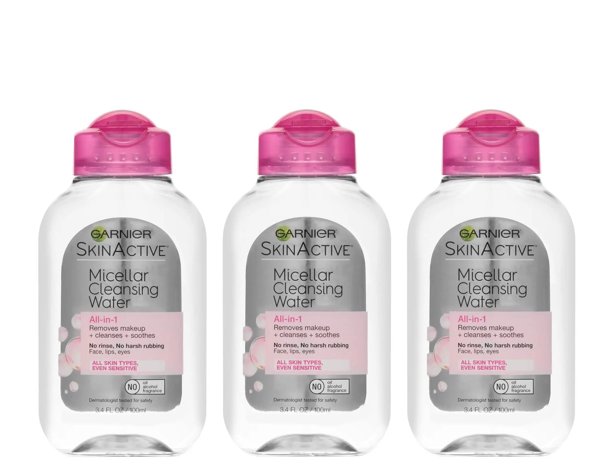 Garnier SkinActive Micellar Cleansing Water, For All Skin Types, 3.4 fl; oz., 3 Count Garnier Au supplements