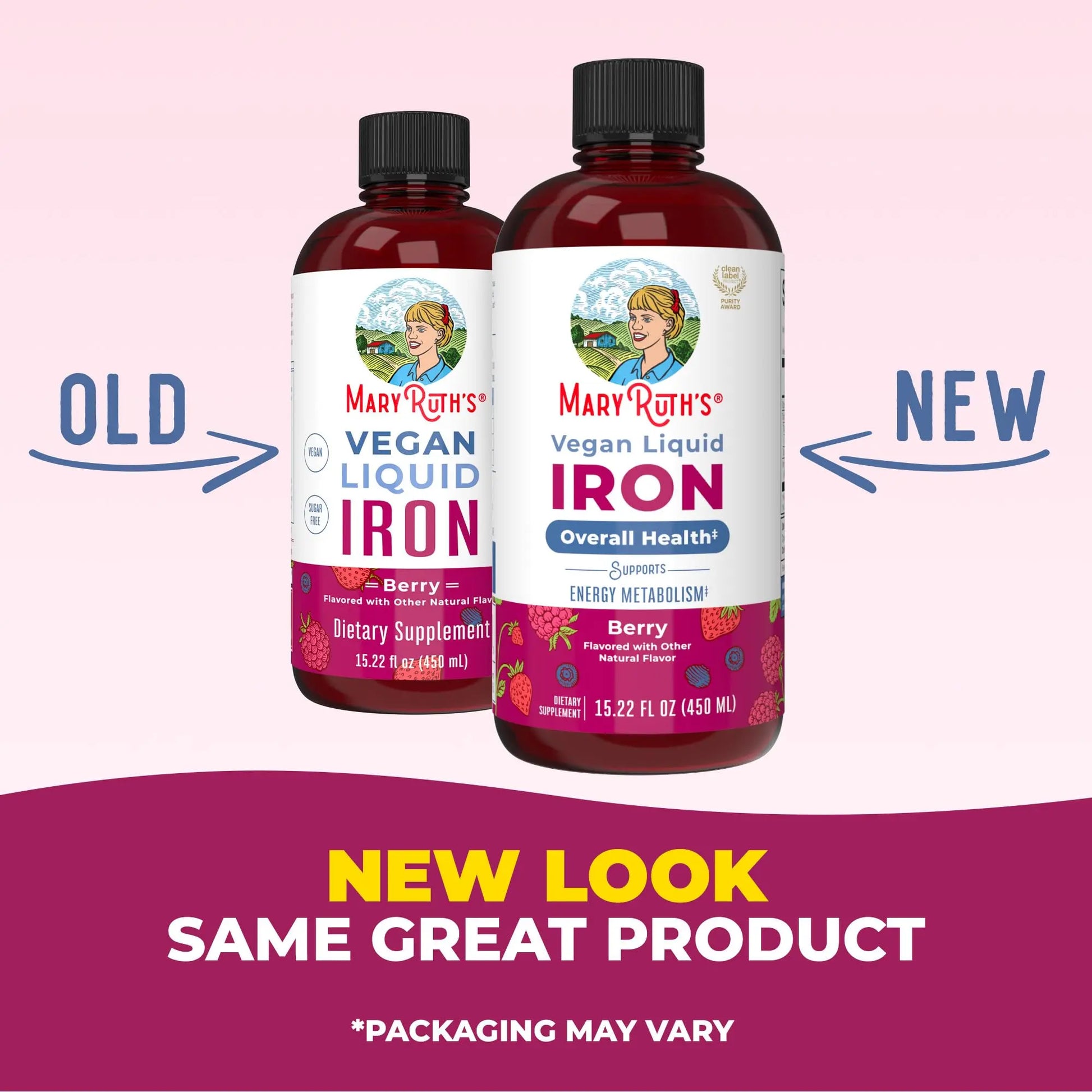 Iron Supplement for Women Men & Kids | Liquid Iron Supplement for Women Men & Kids | Iron for Healthy Blood & Oxygen | Ages 4 & Up | Sugar Free | Vegan | Non-GMO | Gluten Free | 15.22 Fl Oz MARYRUTH'S Au supplements