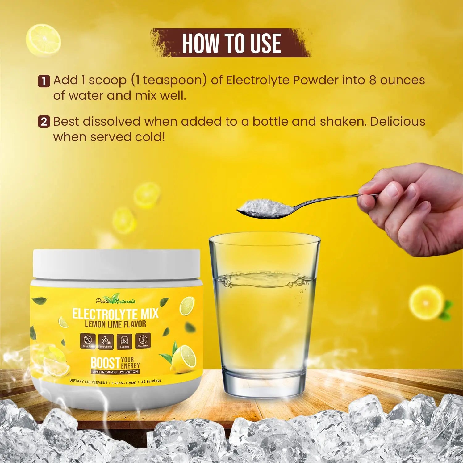 Electrolyte Powder - Refreshing Workout Recovery Electrolytes, Sugar Free, Gluten Free Pride Naturals, Inc Au supplements