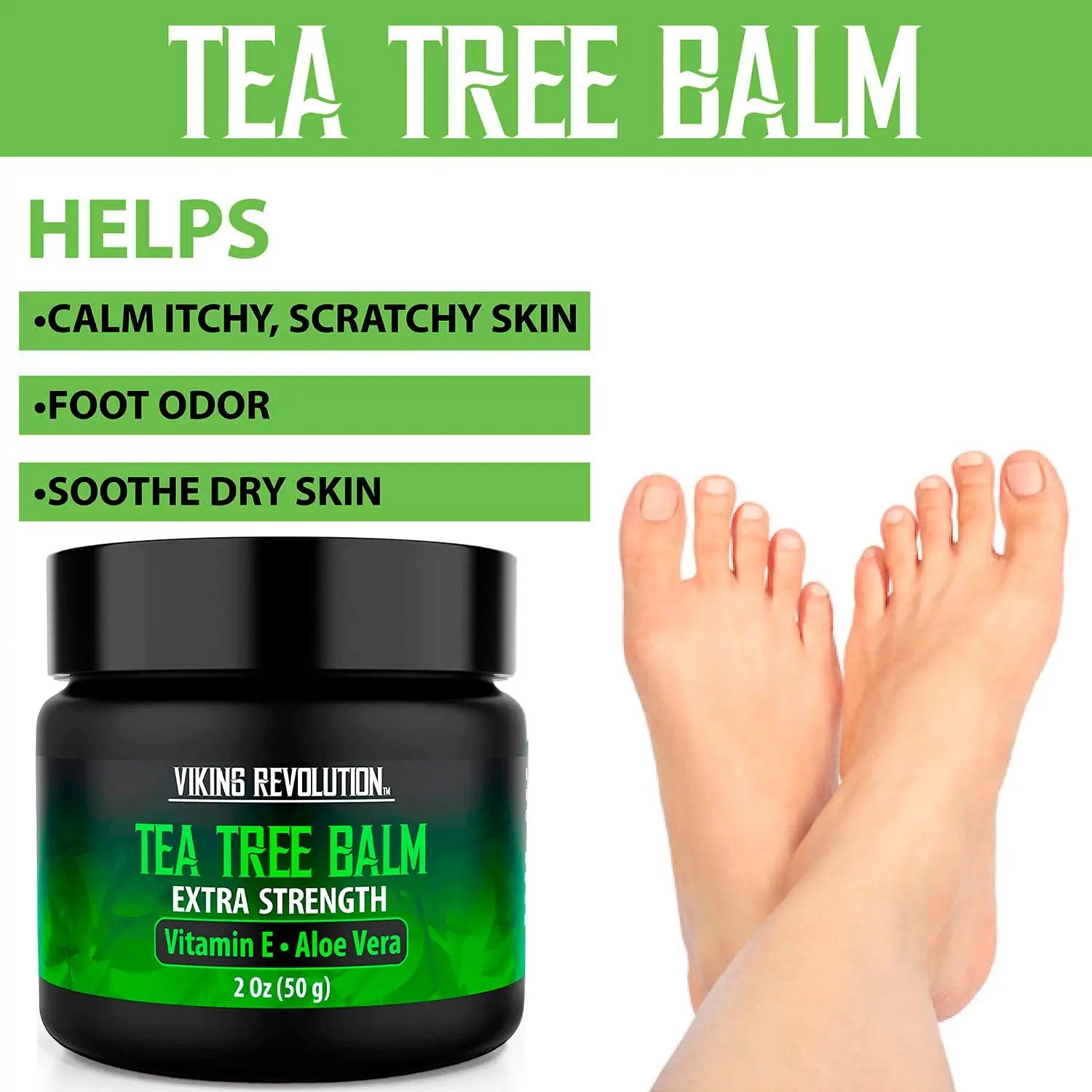 Viking Revolution Skin Cleaning Agent Tea Tree Kit for Men - Tea Tree Oil Set with Body Viking Revolution Au supplements