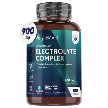 Electrolyte Tablets - 6 Months Supply - 180 Vegan Tablets with Sodium, Magnesium WeightWorld Au supplements
