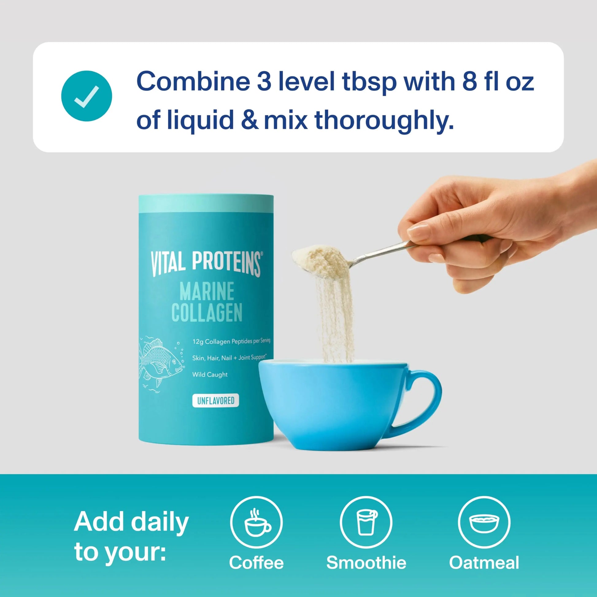 Vital Proteins Marine Collagen Peptides Powder Supplement for Skin Hair Nail Joint - Hydrolyzed Collagen Vital Proteins Au supplements