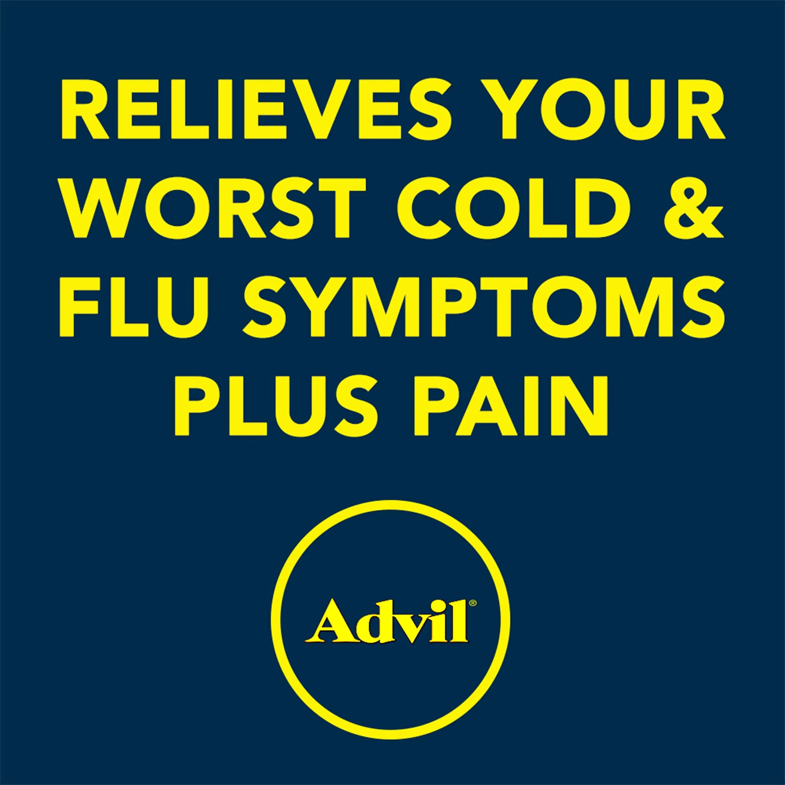 Advil Multi Symptom Cold and Flu Medicine, Cold Medicine for Adults with Ibuprofen, Phenylephrine HCL Advil Au supplements