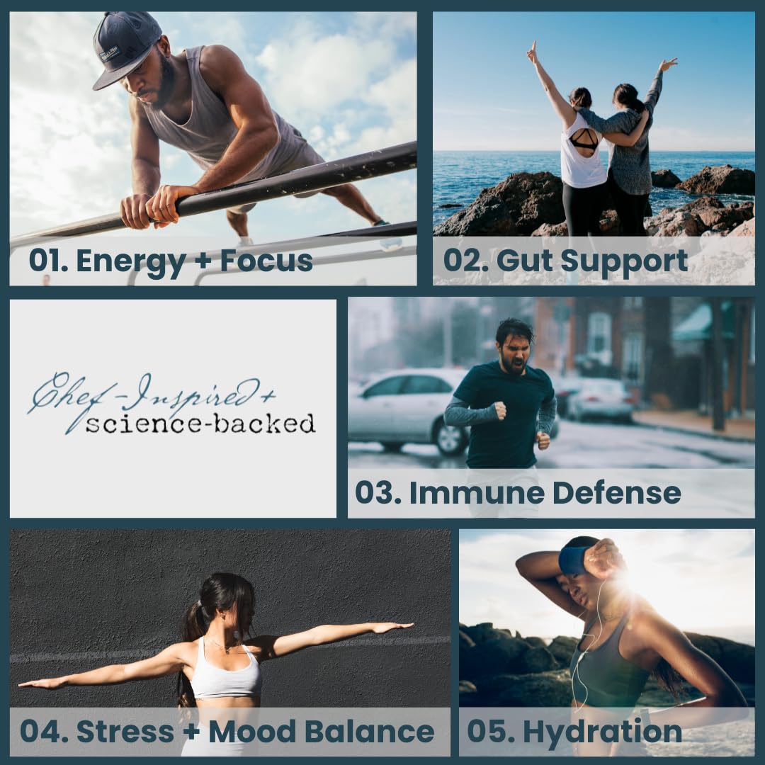 ELYXaR Daily Superfood Complex - Supplement Powder - 60+ Vitamins, Minerals, Wholefood-Sourced Ingredients, Stress Adaptogens, Pro & Prebiotics, Digestive Enzymes, & Electrolytes - 30 Servings apotheka superfoods Au supplements