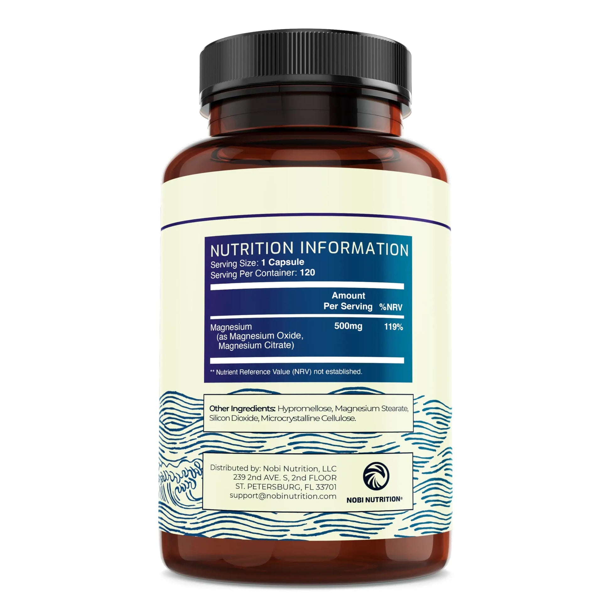 Magnesium Citrate Complex 500 MG for Calm, Relaxation, Constipation & Digestion Nobi Nutrition Au supplements