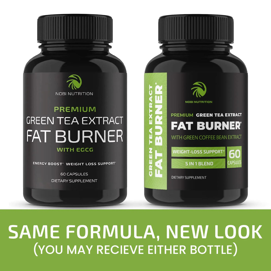 Green Tea Weight Loss Pills with Green Coffee Bean Extract | Belly Fat Burner, Metabolism Nobi Nutrition Au supplements