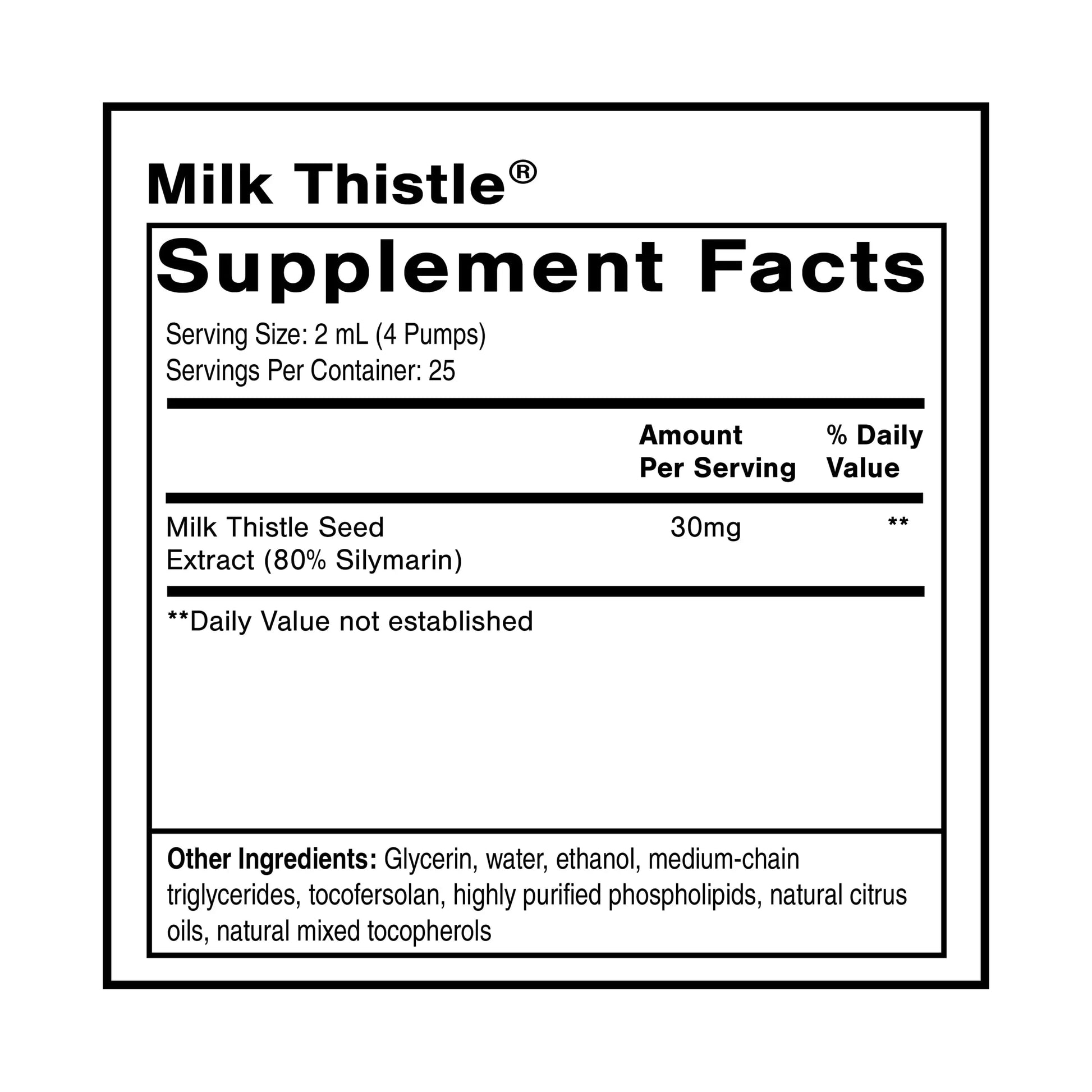 Quicksilver Scientific Nanoemulsified Milk Thistle - Silymarin Liquid with Liposome Delivery System - Immune, Detox + Liver Cleanse Support (1.7oz / 50ml) Quicksilver Scientific Au supplements