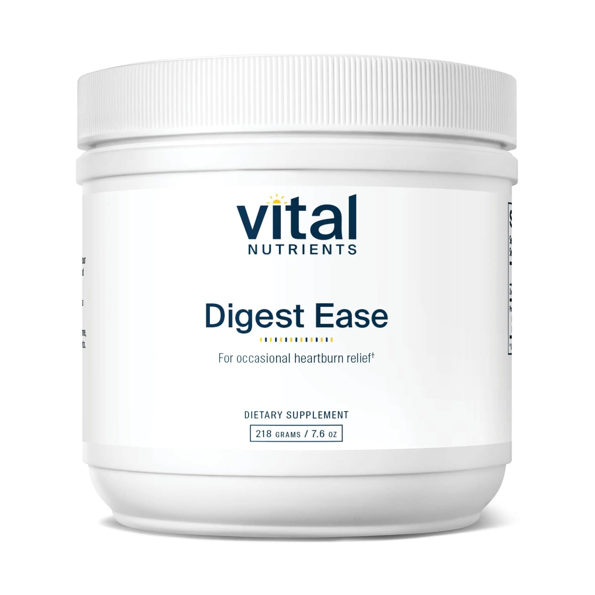 Vital Nutrients Digest Ease (Formerly Heartburn Tx) - Occasional Heartburn & Indigestion Relief - Supports Healthy GI Function & Helps Soothe GI Tract - Gluten, Dairy, Soy Free - Non-GMO - 50 Servings Vital Nutrients Au supplements