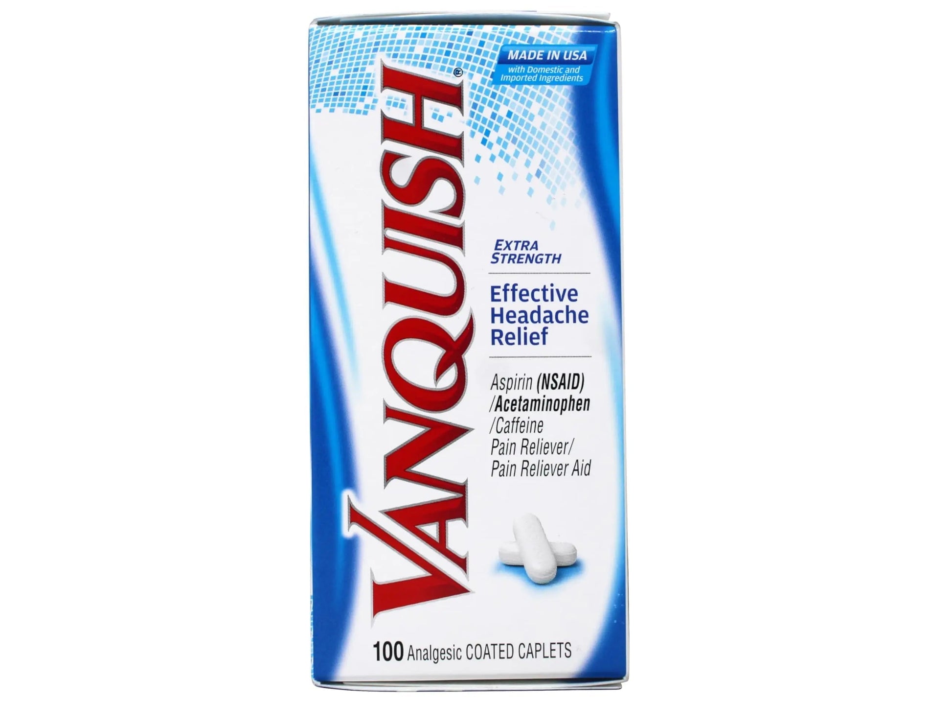 Vanquish Extra Strength Pain Reliever Caplets-100 ct. (Pack of 3) Vanquish Au supplements