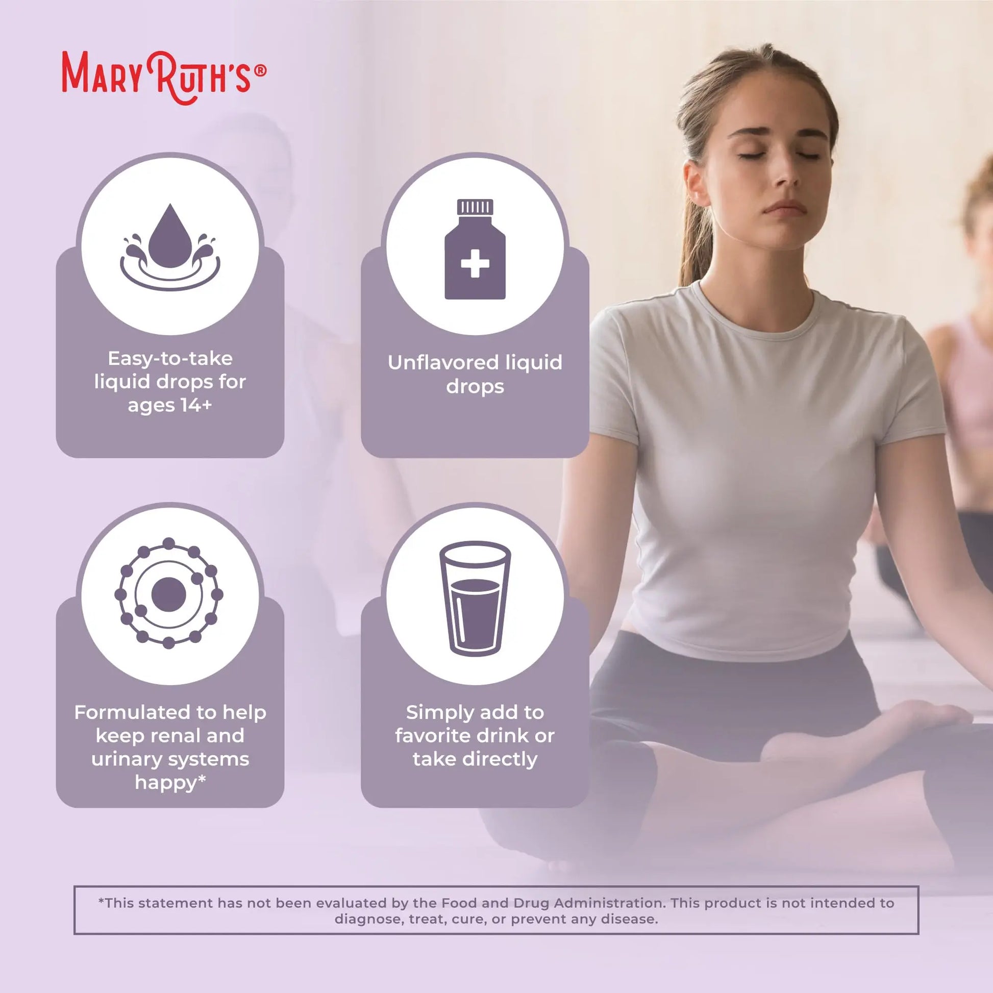MaryRuth Organics Herbal Supplement Drops | Support Renal & Urinary Systems | Juniper Berry | Cleavers | Dandelion | Hawthorn | Horsetail & Chanca Piedra | Vegan | Non-GMO | 1 Fl Oz MARYRUTH'S Au supplements