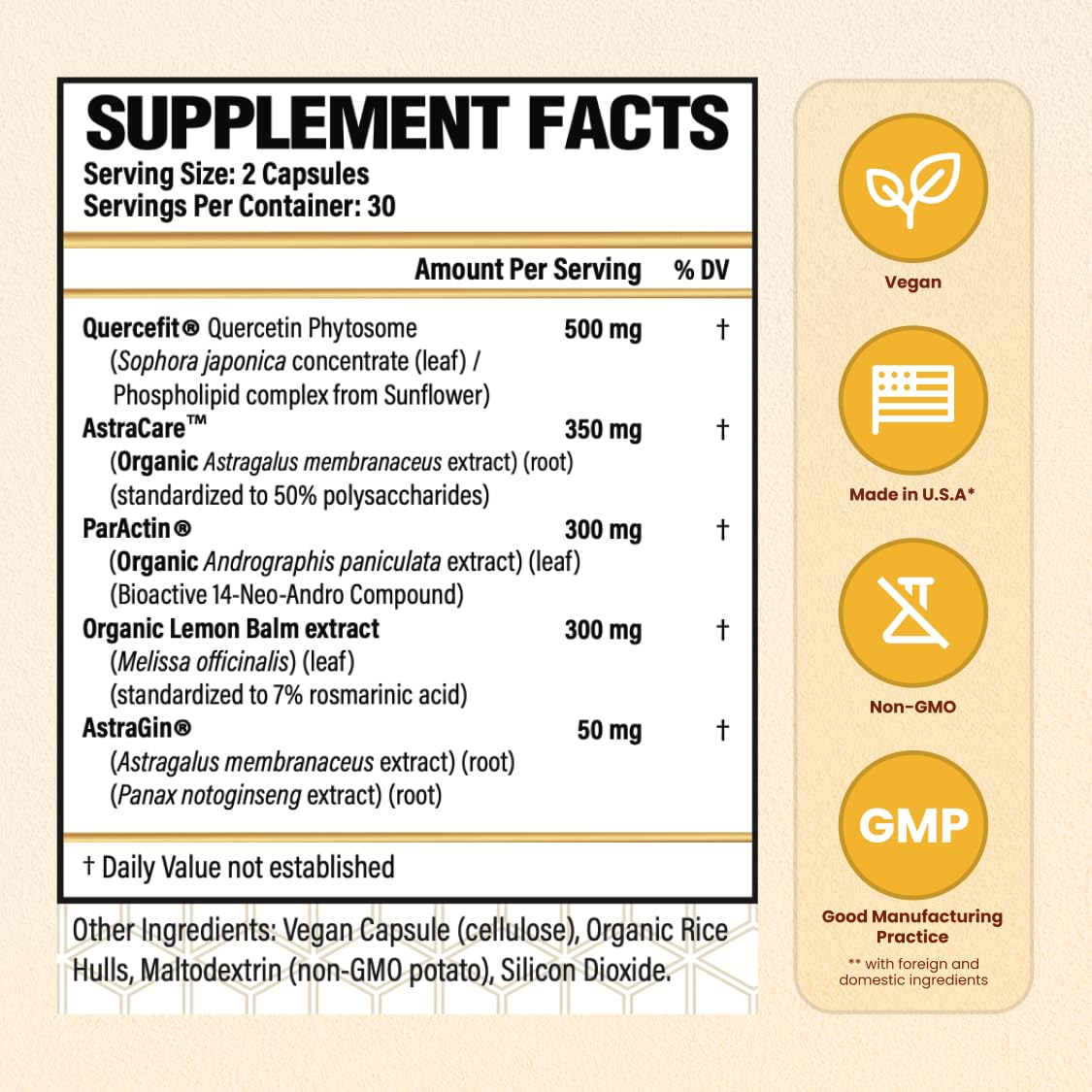 CHOQ Armor - Vegan Capsules - Professional-Grade Immune Defense - 20x Absorption Quercetin Phytosome - Andrographis - Astragalus - Supports Healthy Histamine Levels CHOQ Au supplements