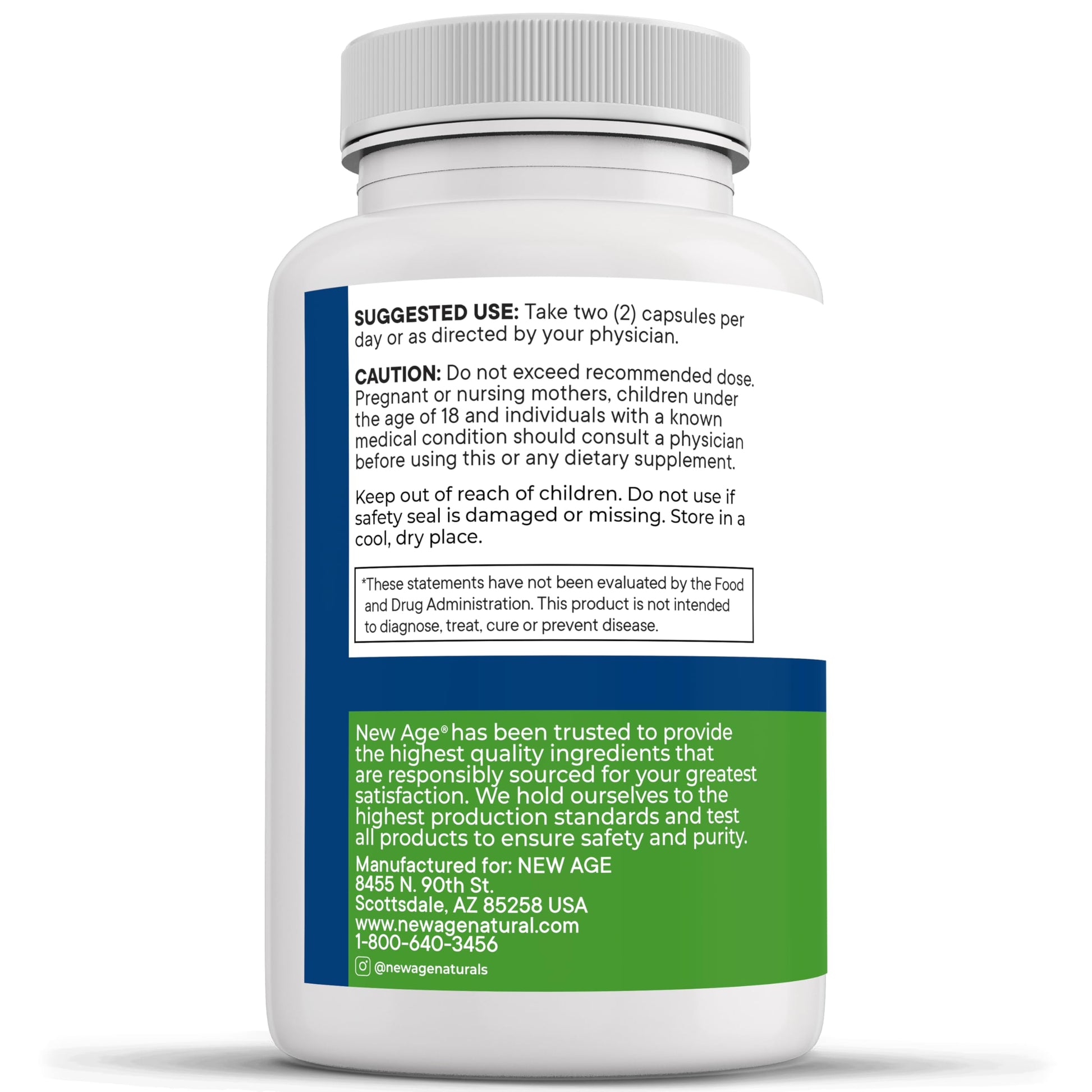 NEW AGE AREDS 2 Eye Vitamins - Lutein, Zeaxanthin, Bilberry, Astaxanthin Mineral Vision Supplement - 180 Count NEW AGE Au supplements
