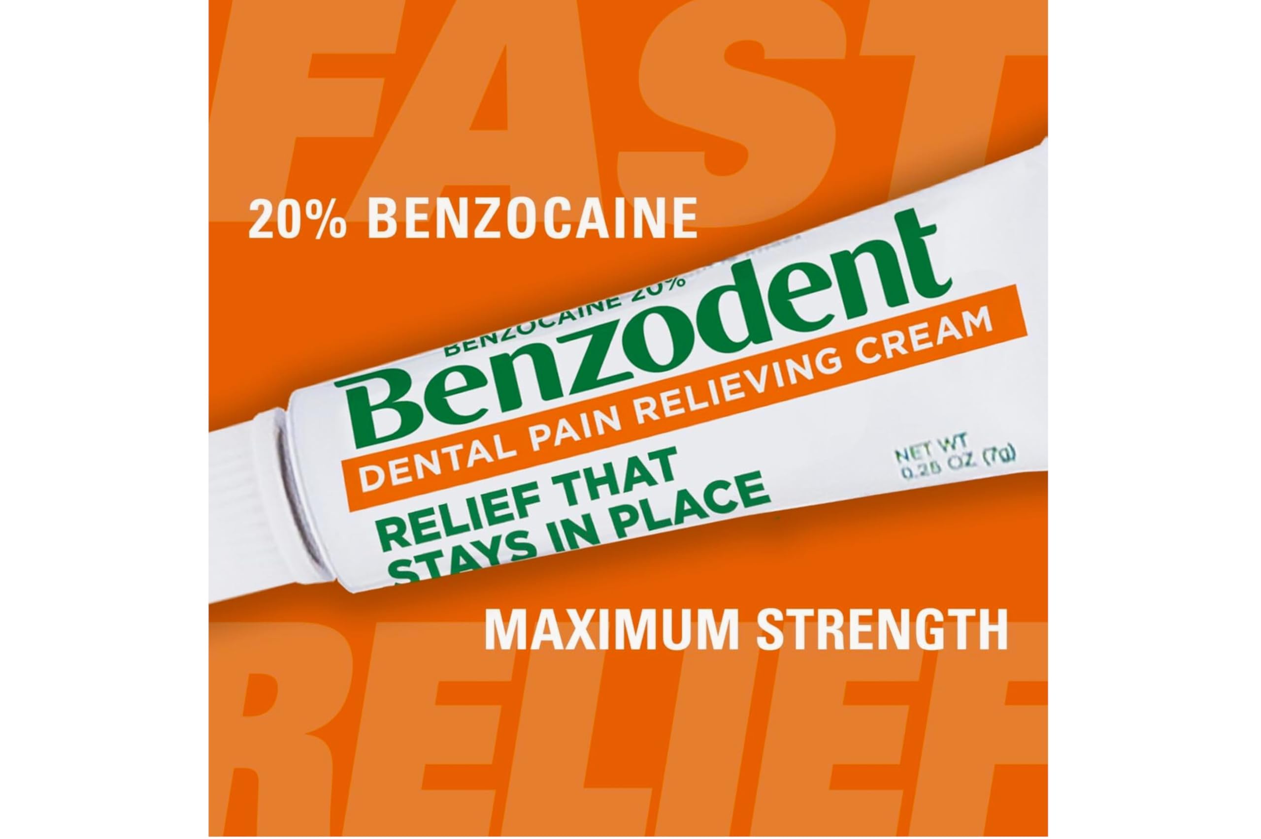 Benzodent Dental Pain Relieving Cream, 1 Ounce - Pack of 3 Benzodent Au supplements