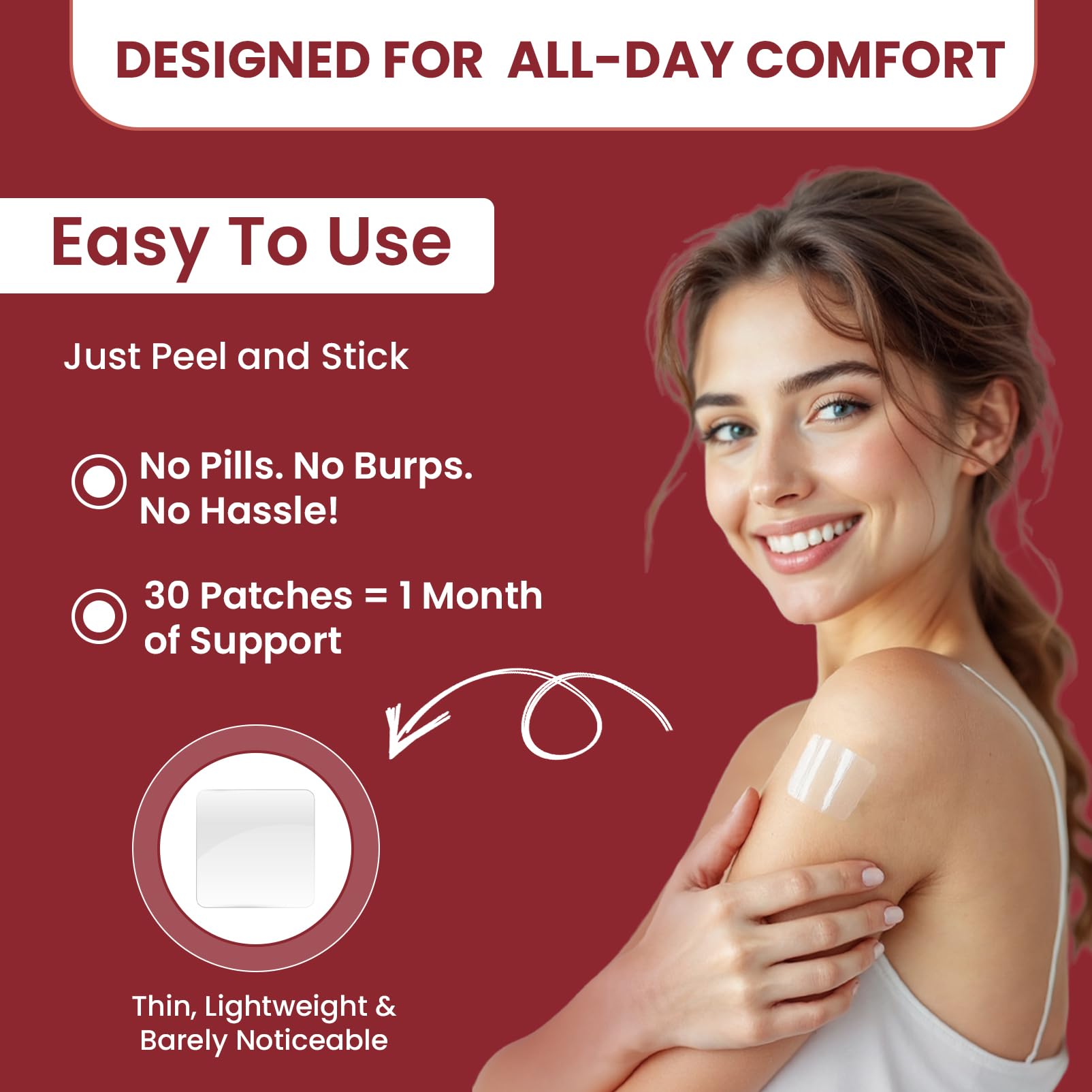 Patchvana Iron Plus Patch for Women & Men, 1 Month Supply, 30 Patches Patchvana Au supplements