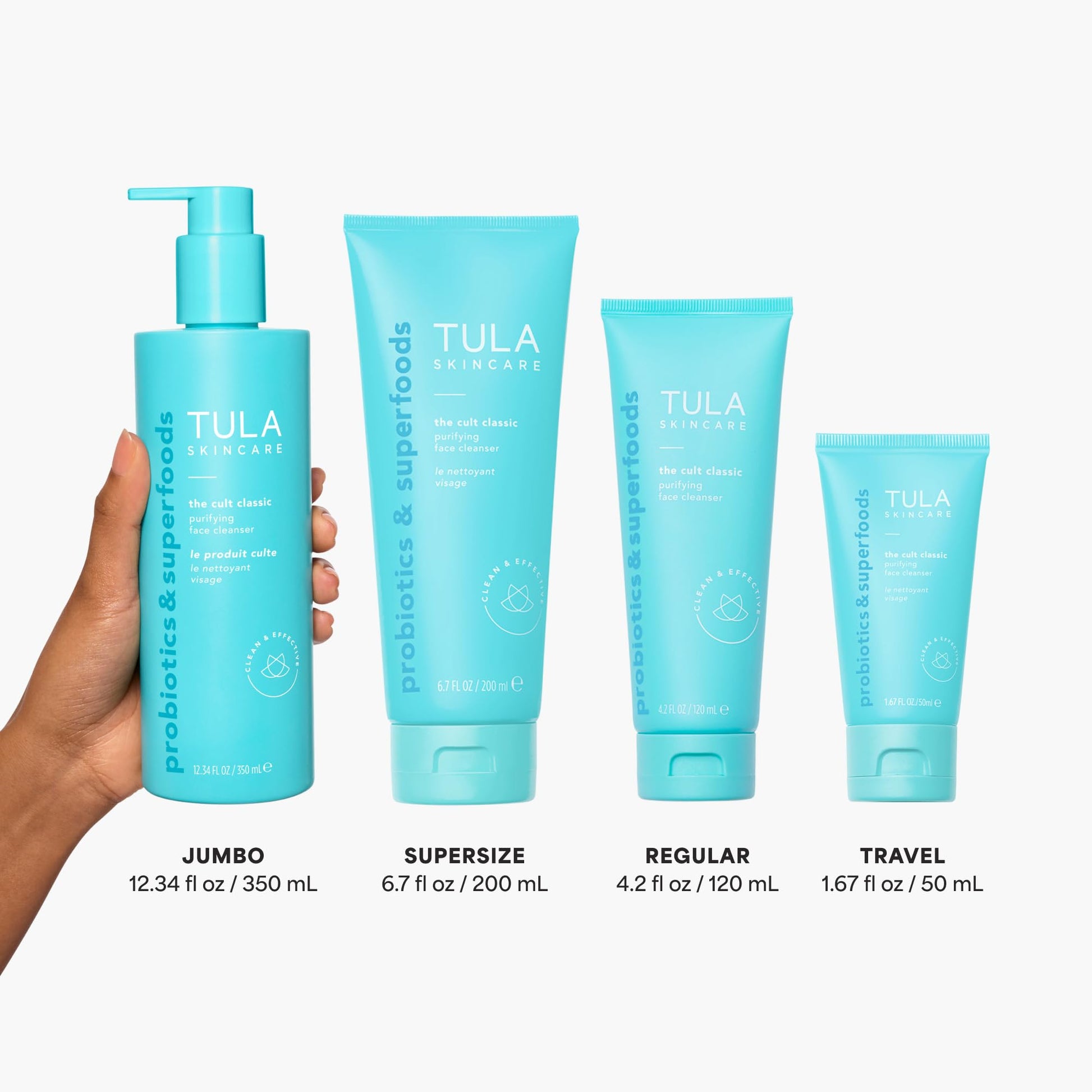 TULA Skin Care The Cult Classic Purifying Face Cleanser (Travel-Size) | Gentle and Effective Face Wash, Makeup Remover, Nourishing and Hydrating | 1.67 oz. TULA Au supplements