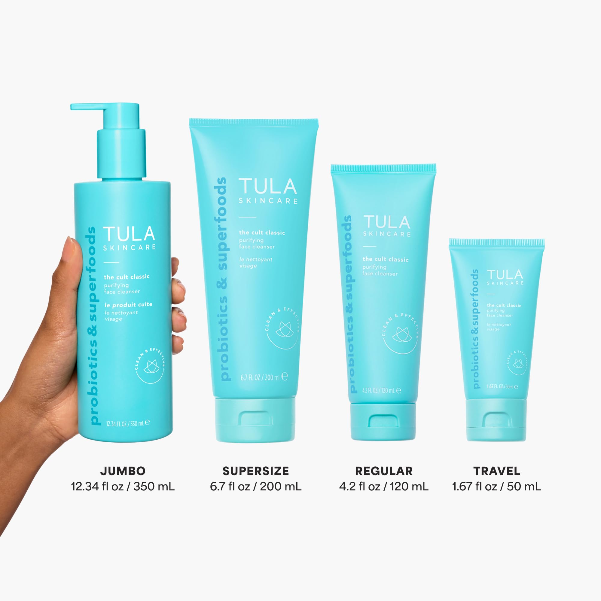 TULA Skin Care The Cult Classic Purifying Face Cleanser (Travel-Size) | Gentle and Effective Face Wash, Makeup Remover, Nourishing and Hydrating | 1.67 oz. TULA Au supplements