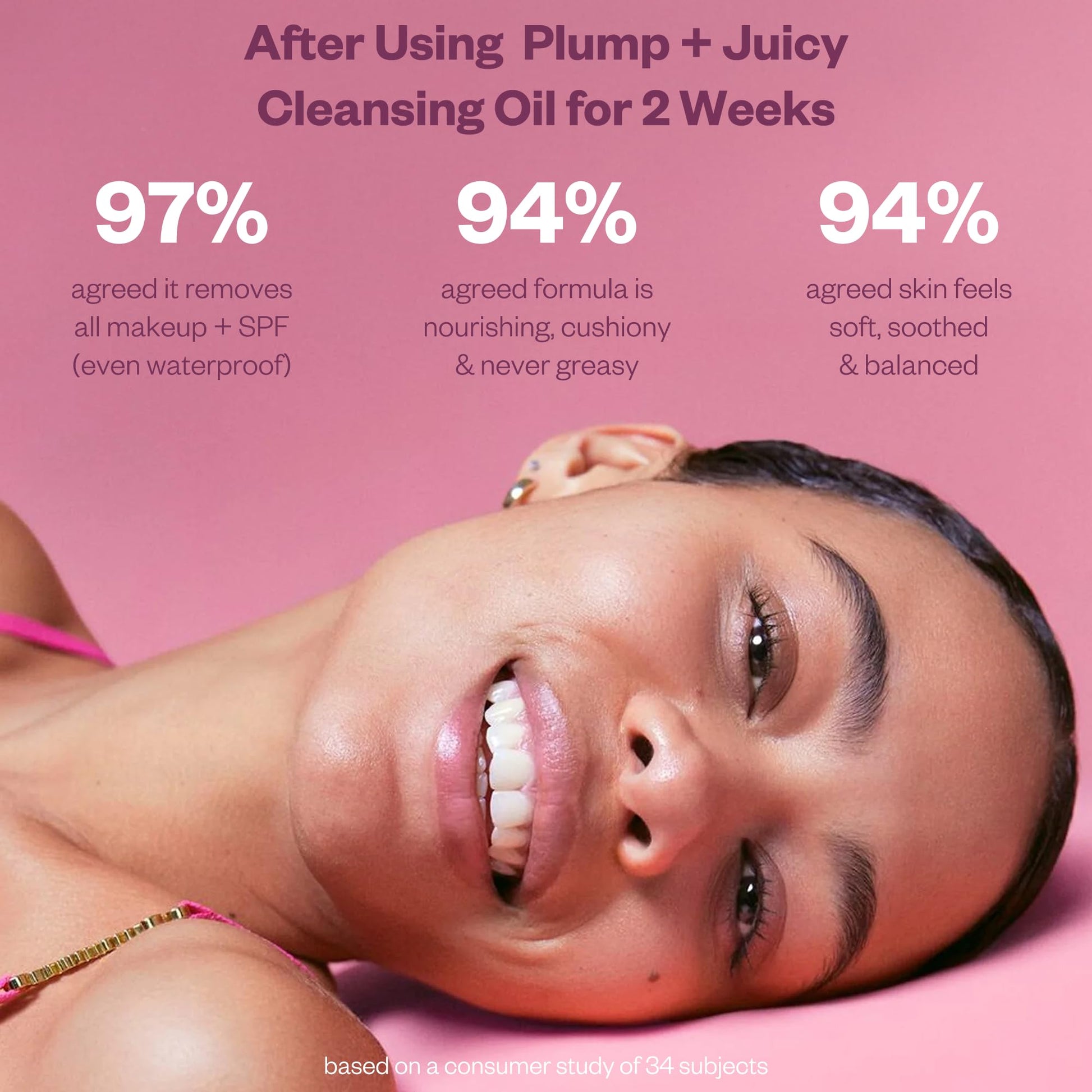 Kosas Plump + Juicy Cushiony Calm Botanical Cleansing Oil – Hydrating Makeup Remover for Sensitive Skin, Non-Greasy Oil Cleanser with Ceramides & Squalane for Soft, Soothed Skin Kosas Au supplements