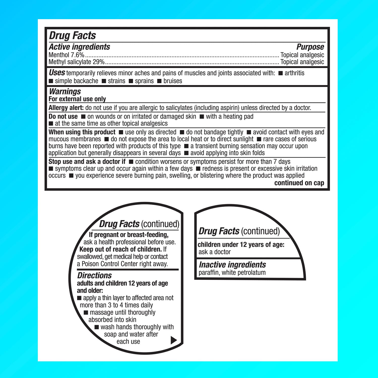 Icy Hot Original Pain Relieving Balm 3.5 oz (pack of 4) Icy Hot Au supplements