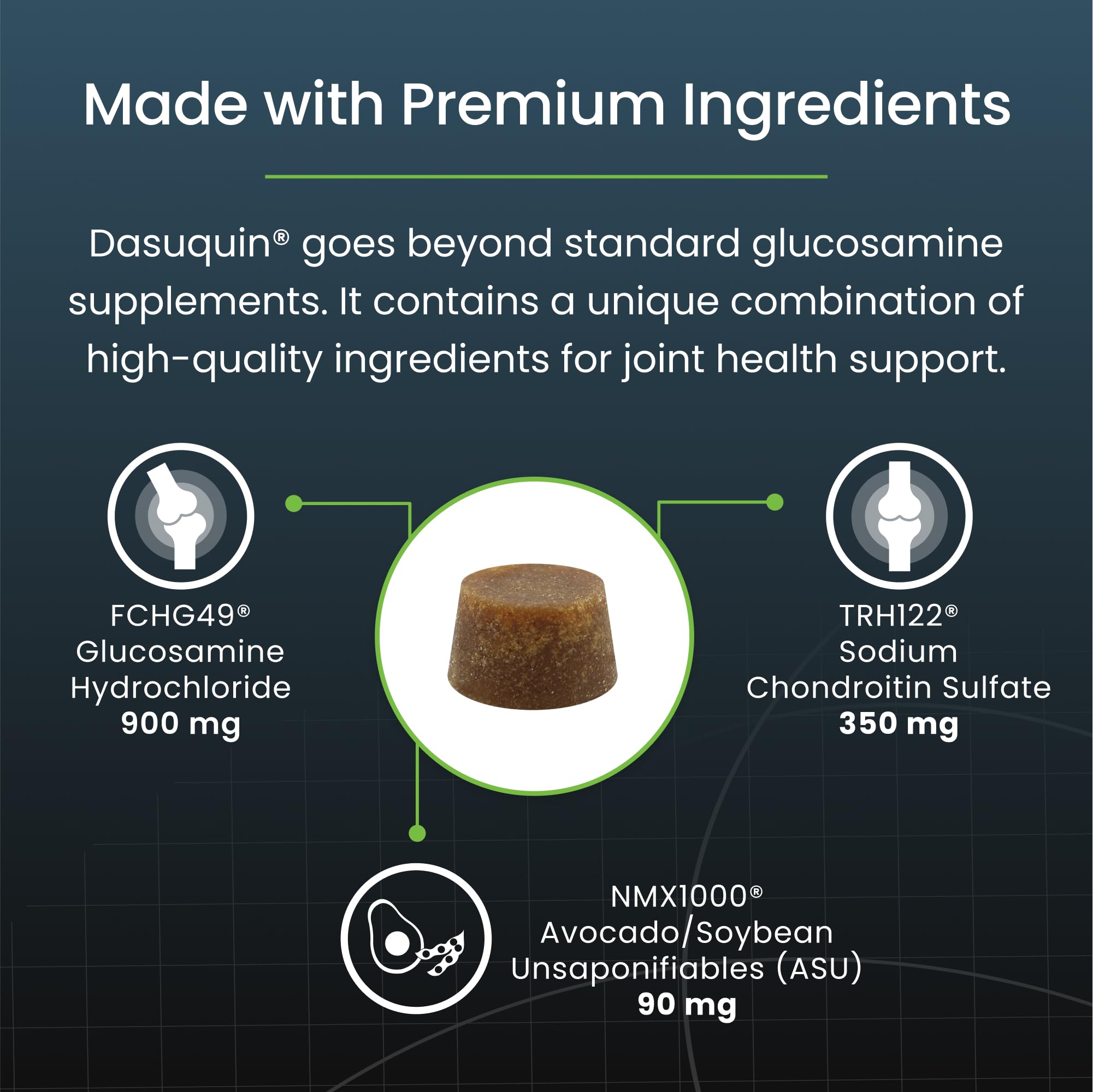 Nutramax Dasuquin for Large Dogs, Joint Health Supplement, Contains Glucosamine for Dogs, Plus Chondroitin, ASU and More, Supports Healthy Joints, Soft Chews, 150 Count Nutramax Laboratories Au supplements
