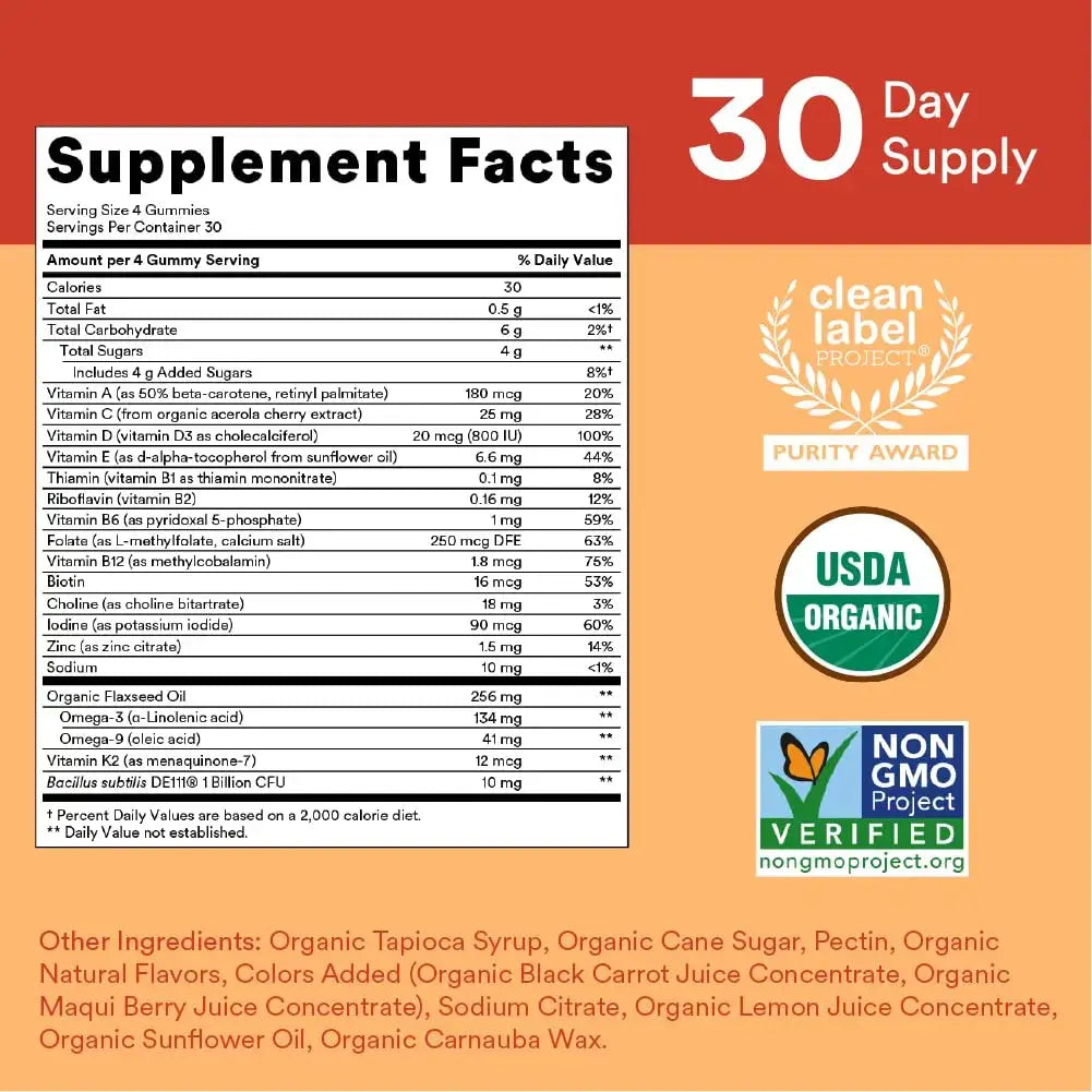 SmartyPants Kids Multivitamin Gummies 120 Count and Women's Multivitamin Gummies 60 Count Bundle SmartyPants Au supplements
