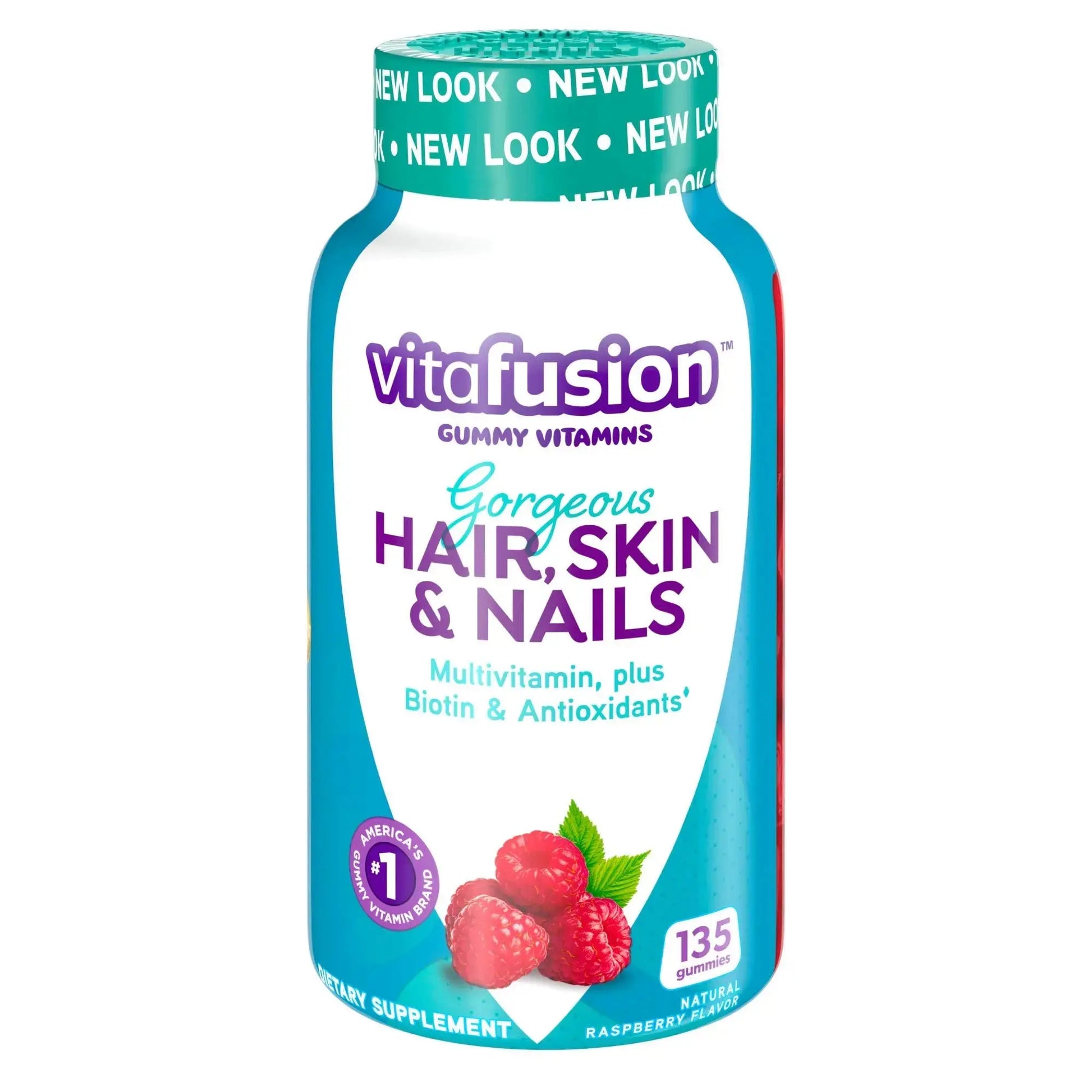 Vitafusion Gorgeous Hair, Skin & Nails Multivitamin Plus Power C Vitamin C Gummies for Immune Support Bundle, 135ct & 150 Count Vitafusion Au supplements