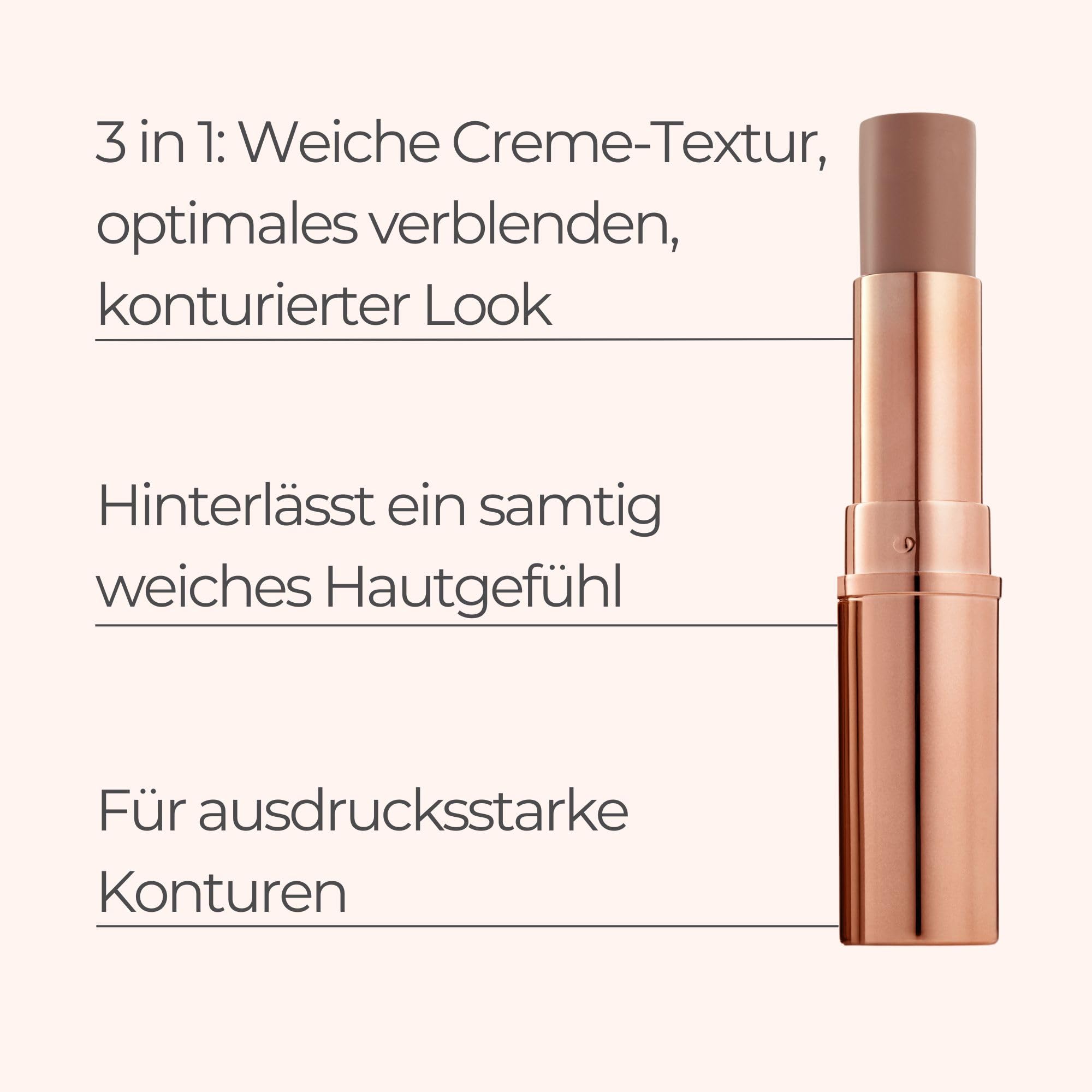 M. Asam MAGIC FINISH Cream Contour Stick medium-dark (0.28 Oz)- creamy contour stick for a defined face shape, creates optical shadows, bronzer stick with moisturizing hyaluronic acid, vegan M. Asam Au supplements