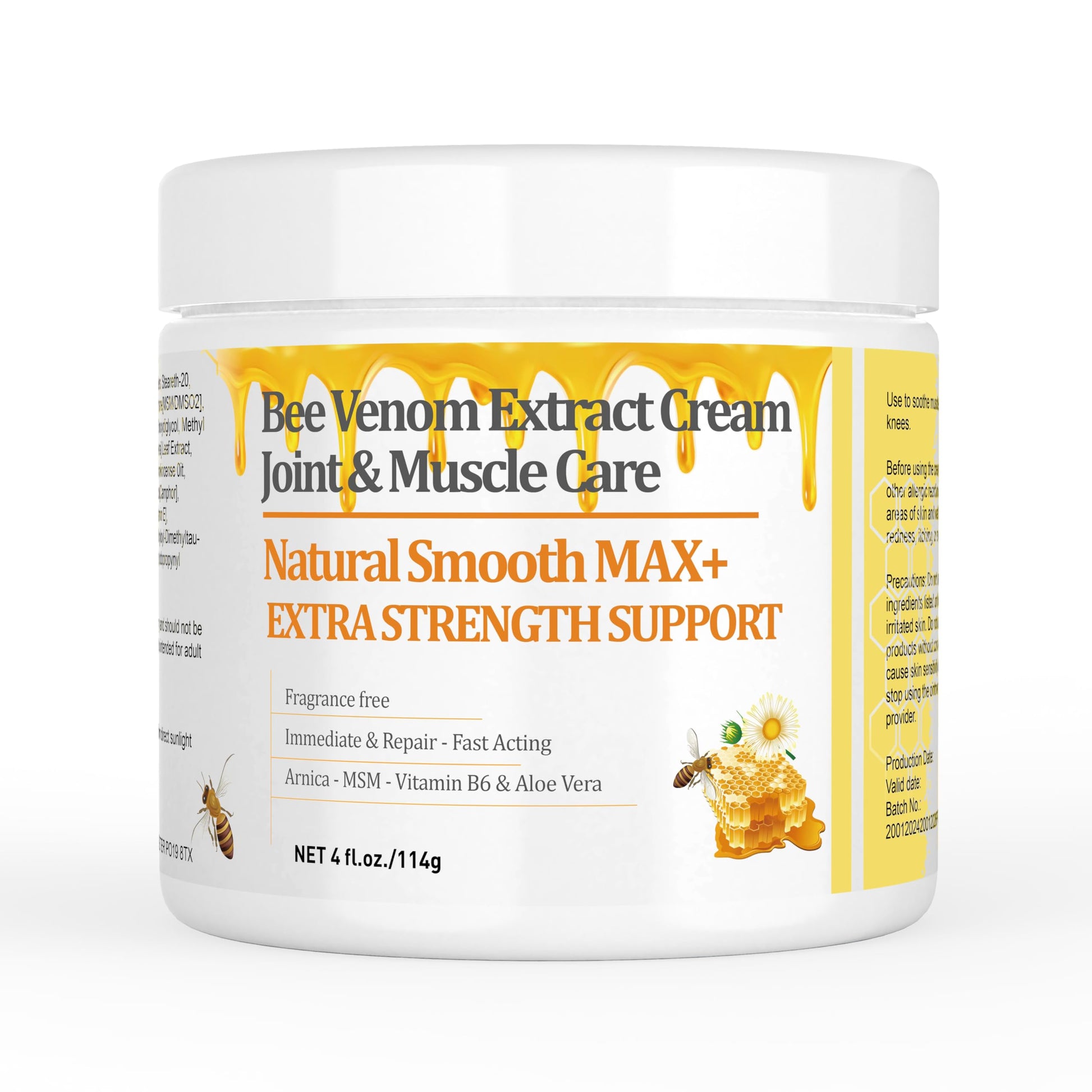 HIKCOSLLY New Zealand Bee Venom Cream, High Strength Recovery Muscle Joint Cream, Natural Organic, Soothe Back, Neck, Hands, Feet, Shoulder, Leg, Knee, Ankle Pain HIKCOSLLY Au supplements