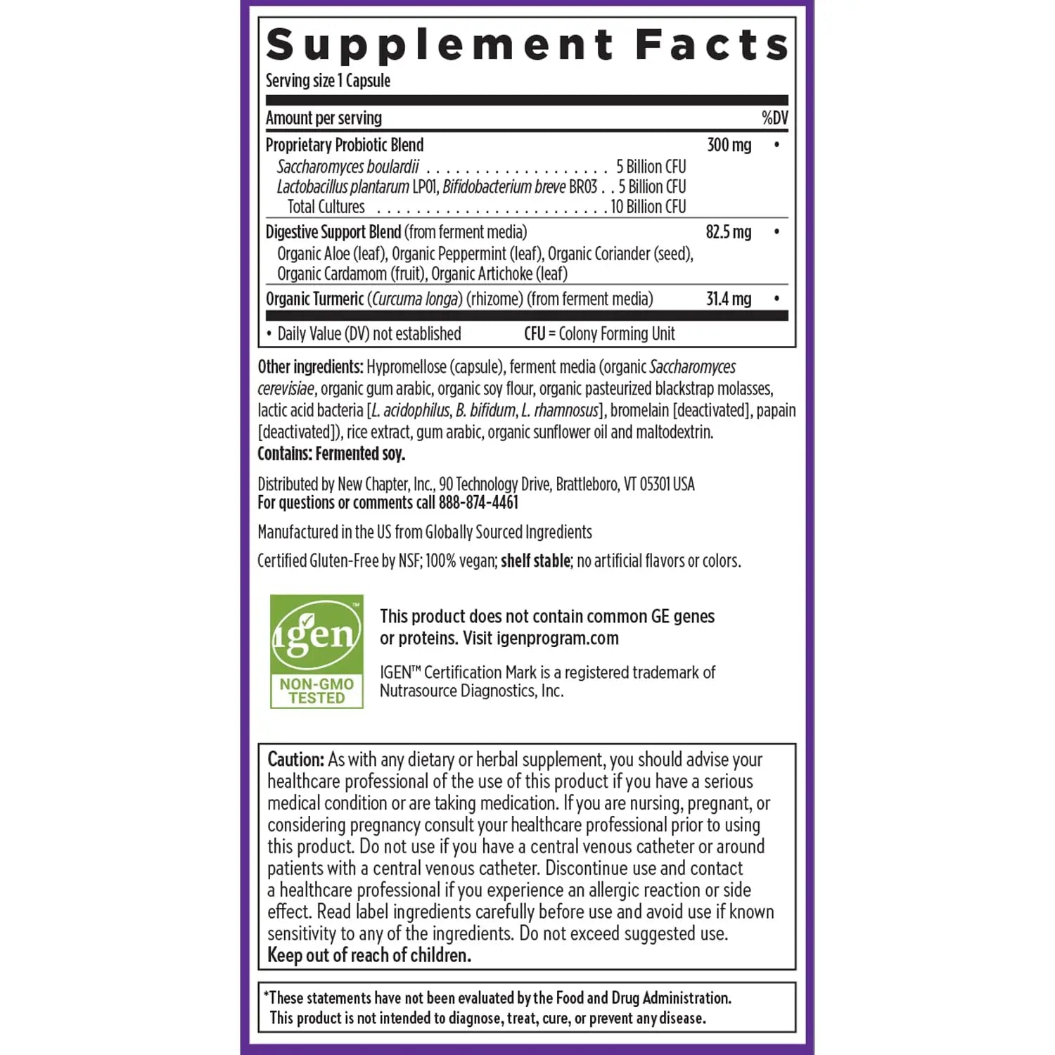 New Chapter Probiotic All-Flora - 60 ct (2 Month Supply) for Advanced Digestion New Chapter Au supplements